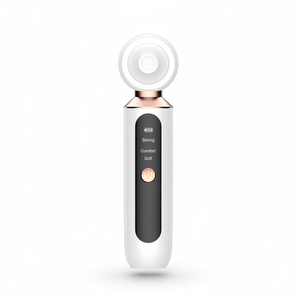 Experience the artistry of GLOWNIQUE with the Magnifying Glass Visible Blackhead Suction Instrument, a luxurious tool for radiant skin and self-discovery.