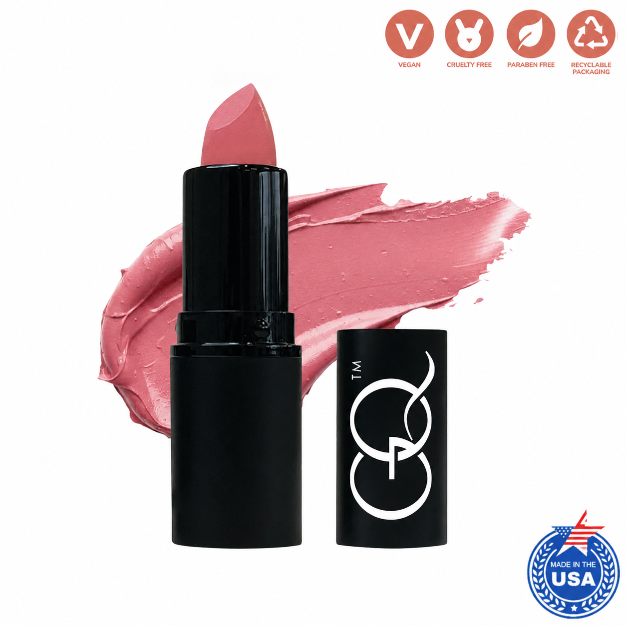 Indulge in GLOWNIQUE Lipstick's Creamy Mauve, a vegan masterpiece that embodies elegance with its buttery smooth formula and nourishing oils for radiant lips.