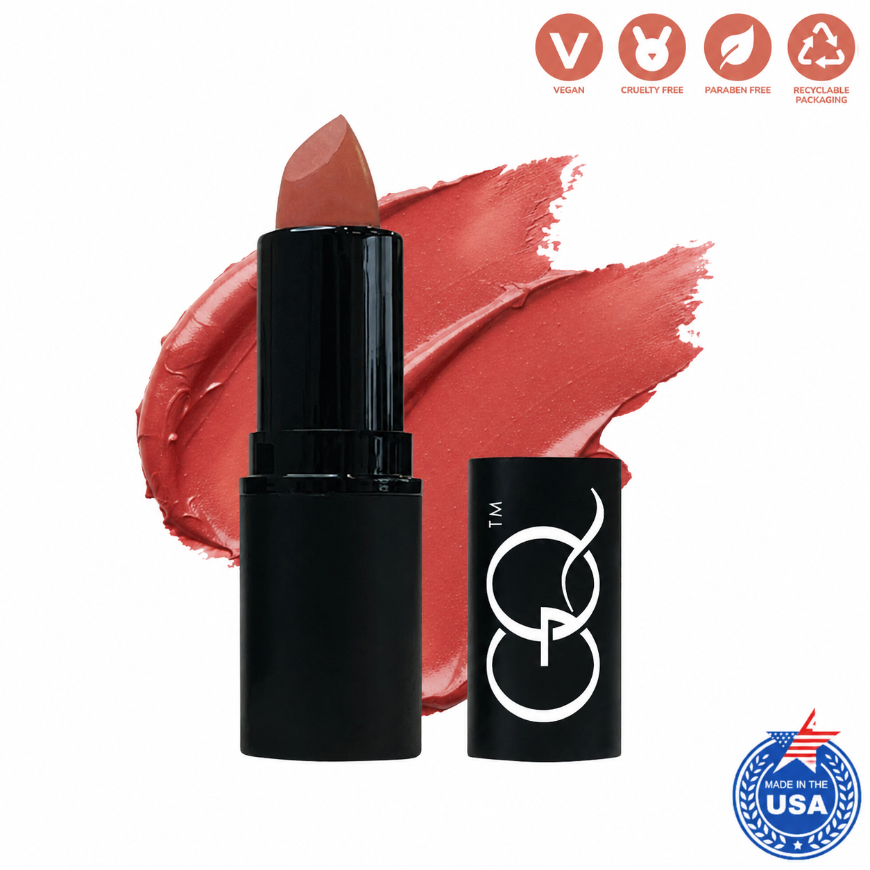Experience the allure of GLOWNIQUE Lipstick in Misty Mauve, a vegan luxury crafted for timeless elegance. Indulge in rich color and buttery smooth texture.