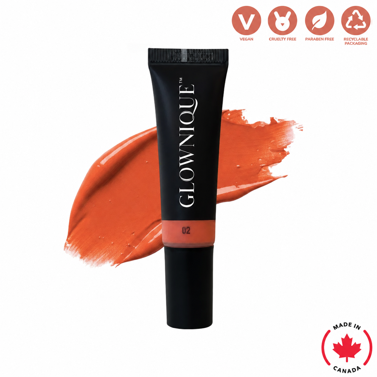 Elevate your beauty ritual with GLOWNIQUE Liquid Blush in Dew Peach. This vegan masterpiece offers a luminous finish, celebrating your natural allure with luxurious sophistication.