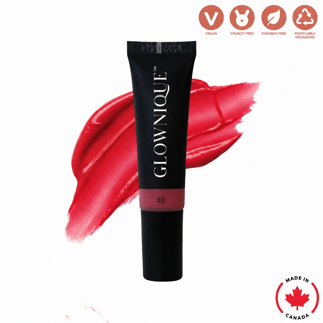 Experience the artistry of GLOWNIQUE Liquid Blush, a luxurious blend of lightweight elegance and radiant finish, crafted for discerning beauty enthusiasts.