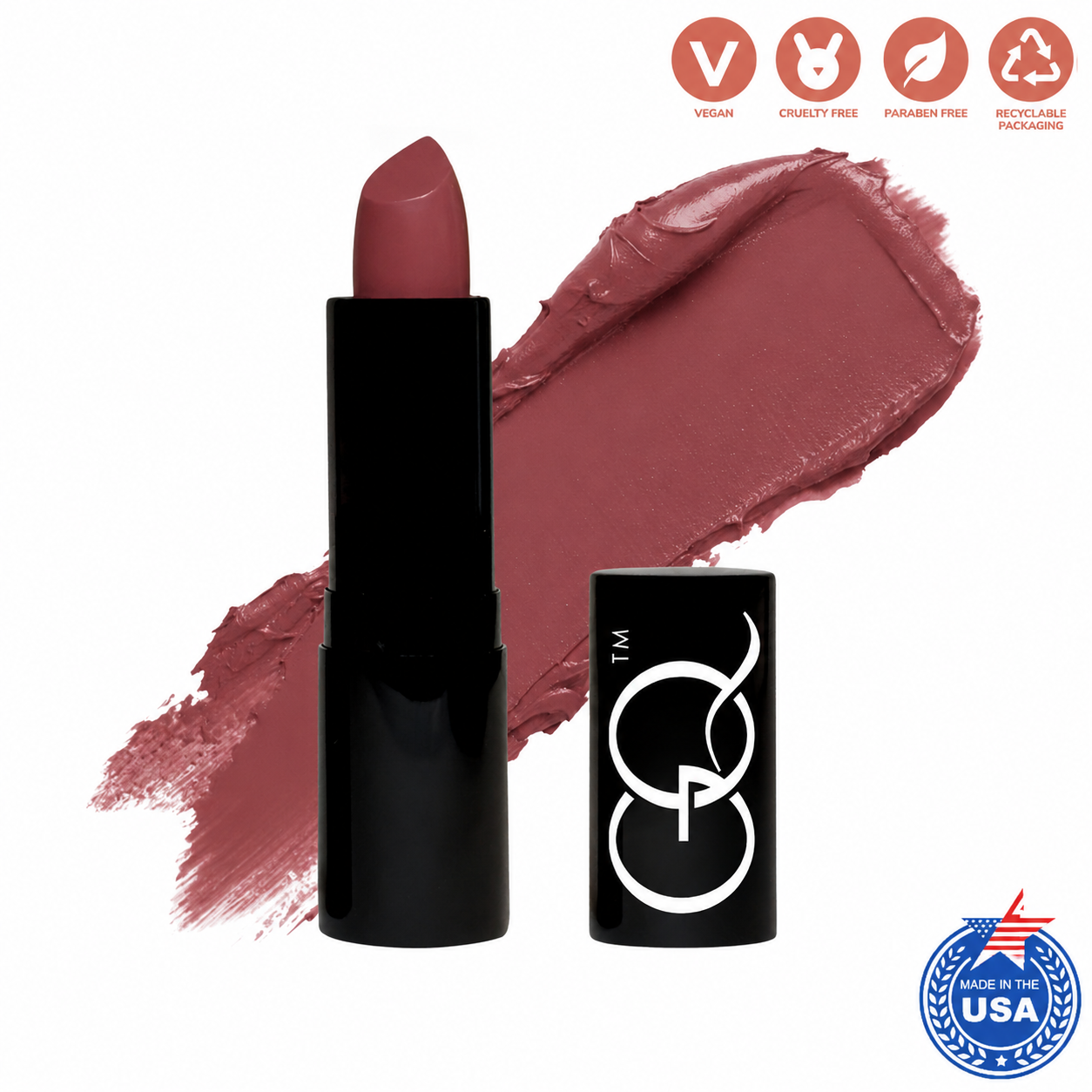 Indulge in the GLOWNIQUE Luxury Cream Lipstick, a vegan masterpiece crafted with rich botanicals for radiant, hydrated lips that embody timeless elegance.