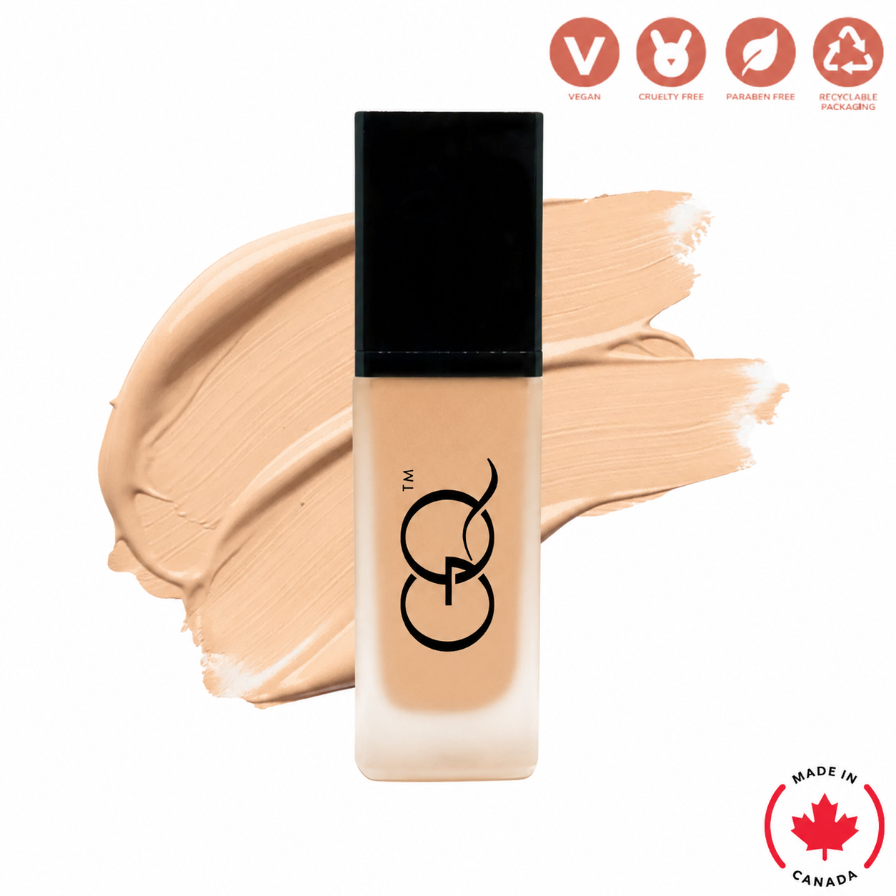 Experience the elegance of GLOWNIQUE Foundation with SPF, a luxurious blend of antioxidants for radiant skin, perfecting your beauty ritual with sophistication.