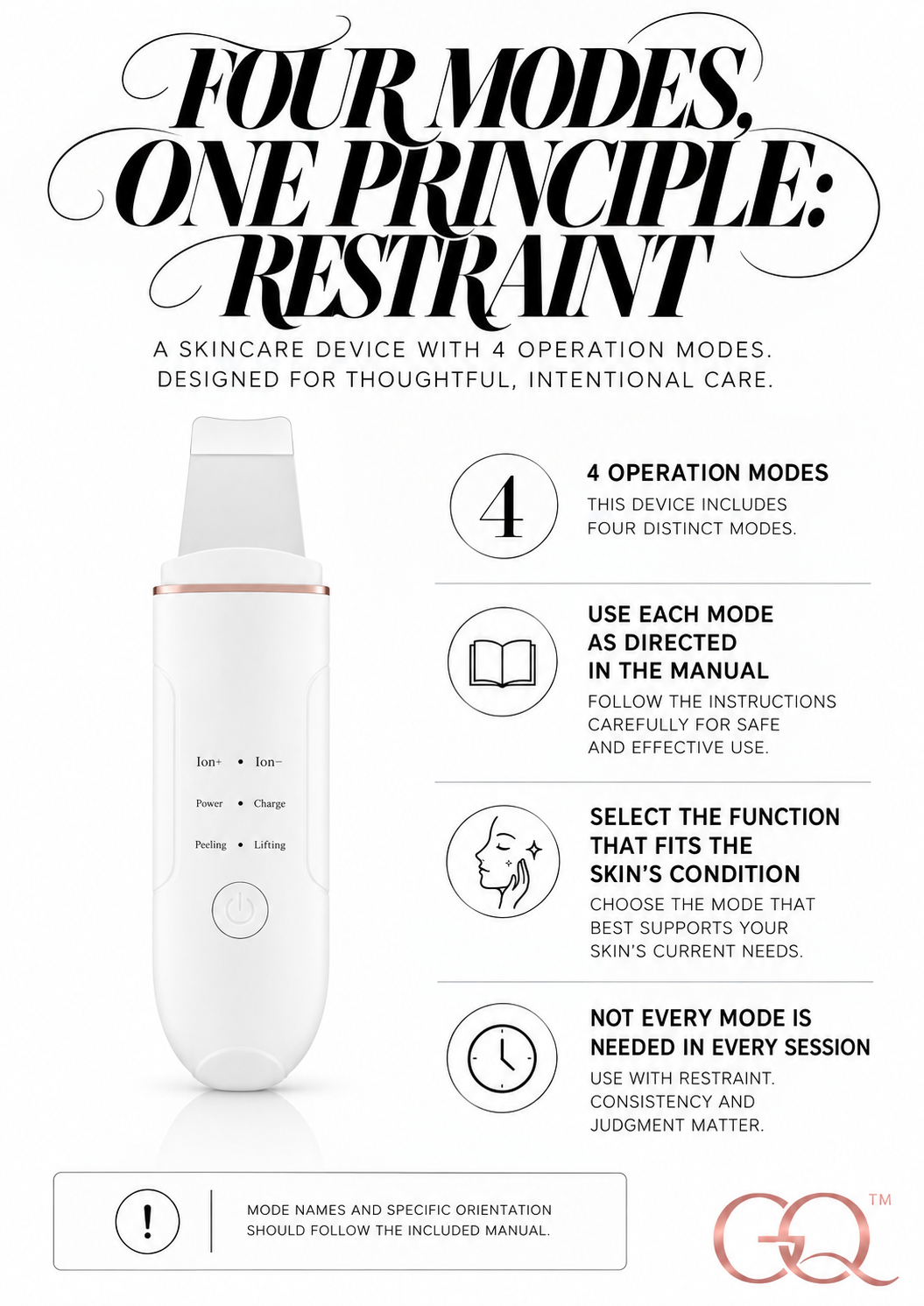 Aveline Ultrasonic Peeling & Pore Refining Spatula | GLOWNIQUE
