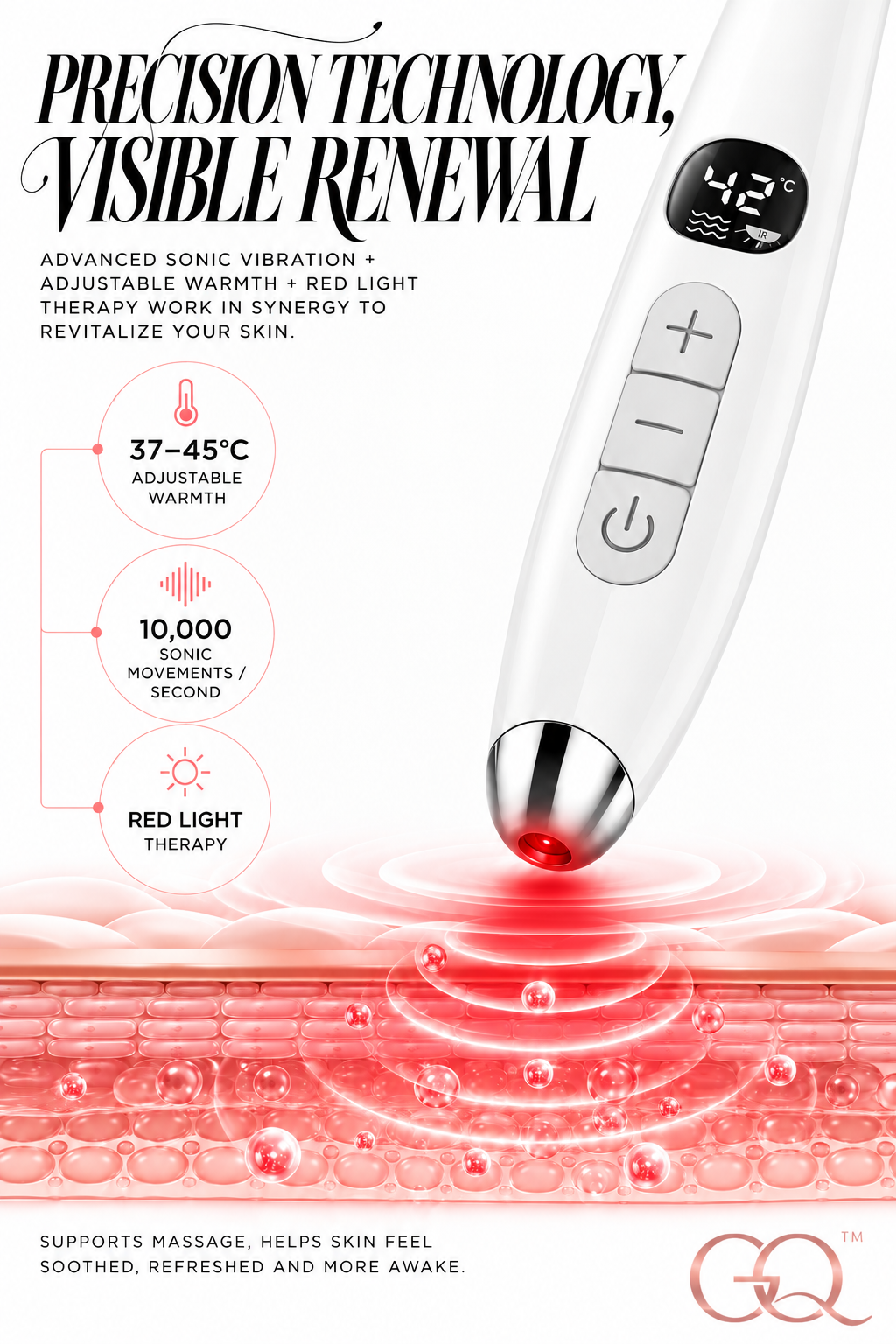 Célestine Sonic Eye Revival Pen | GLOWNIQUE