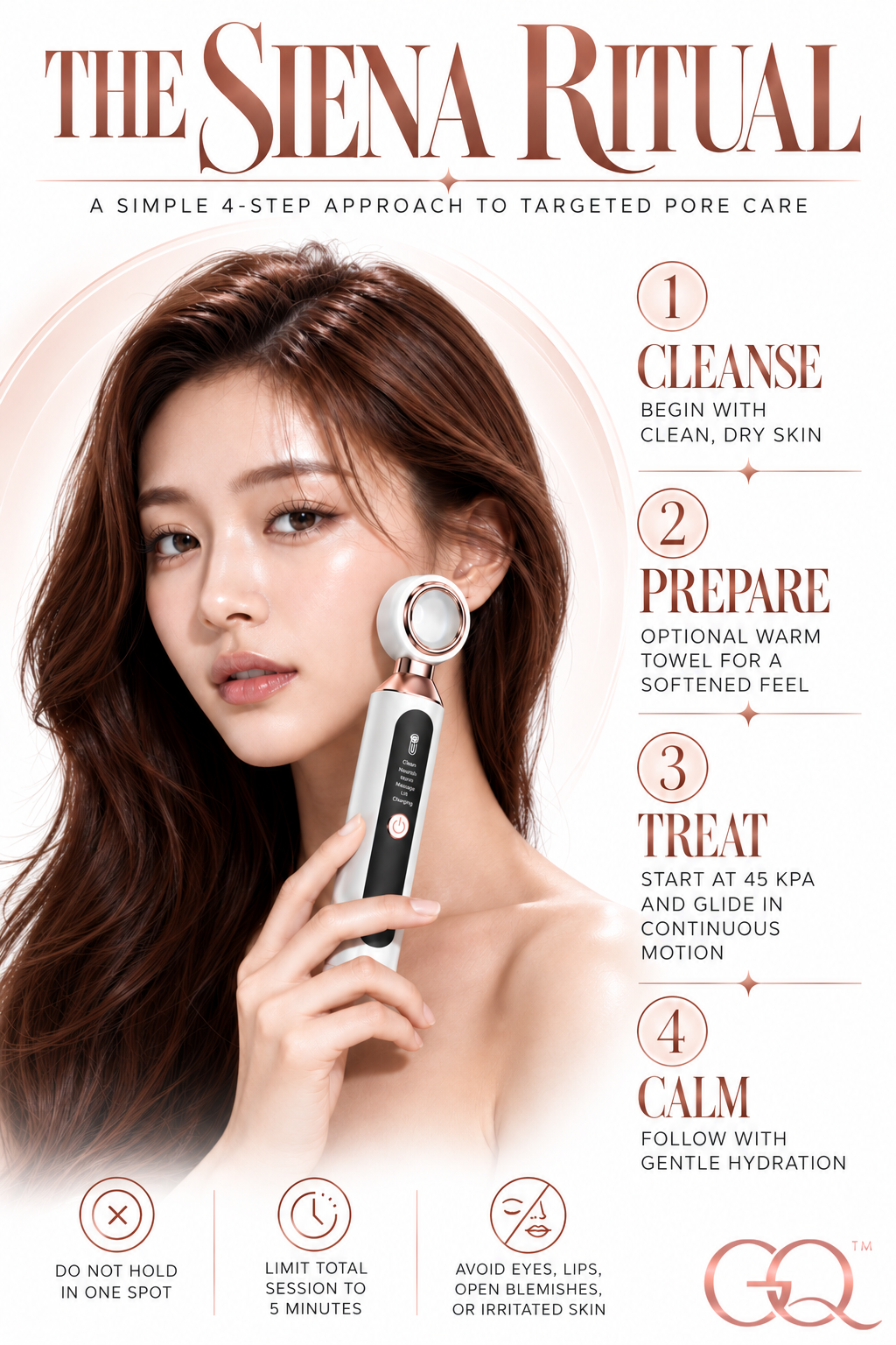 GLOWNIQUE Siena Visual Pore Purifier - Artisanal Skincare Tool