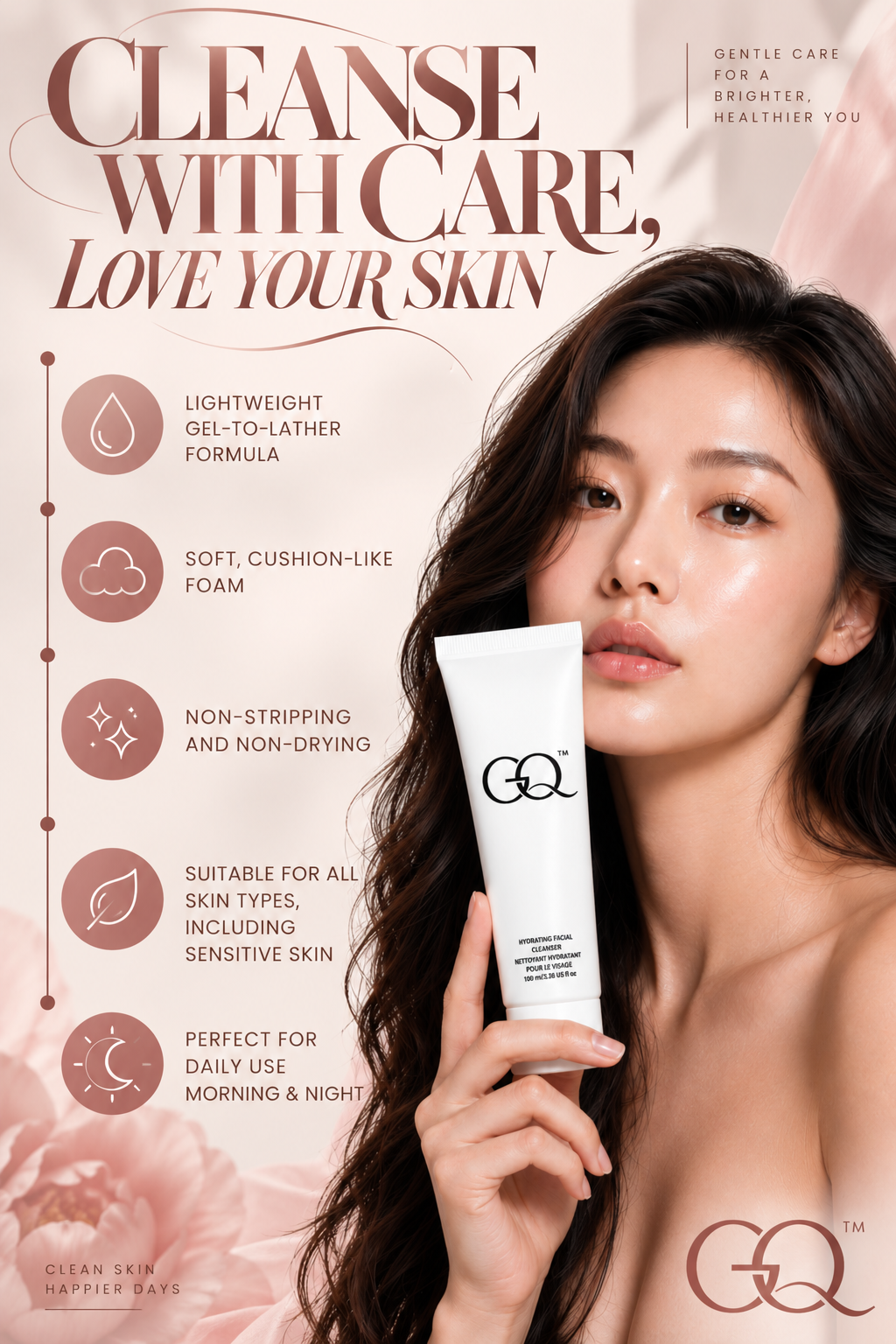GLOWNIQUE Hydrating Facial Cleanser - Artisanal Luxury Experience