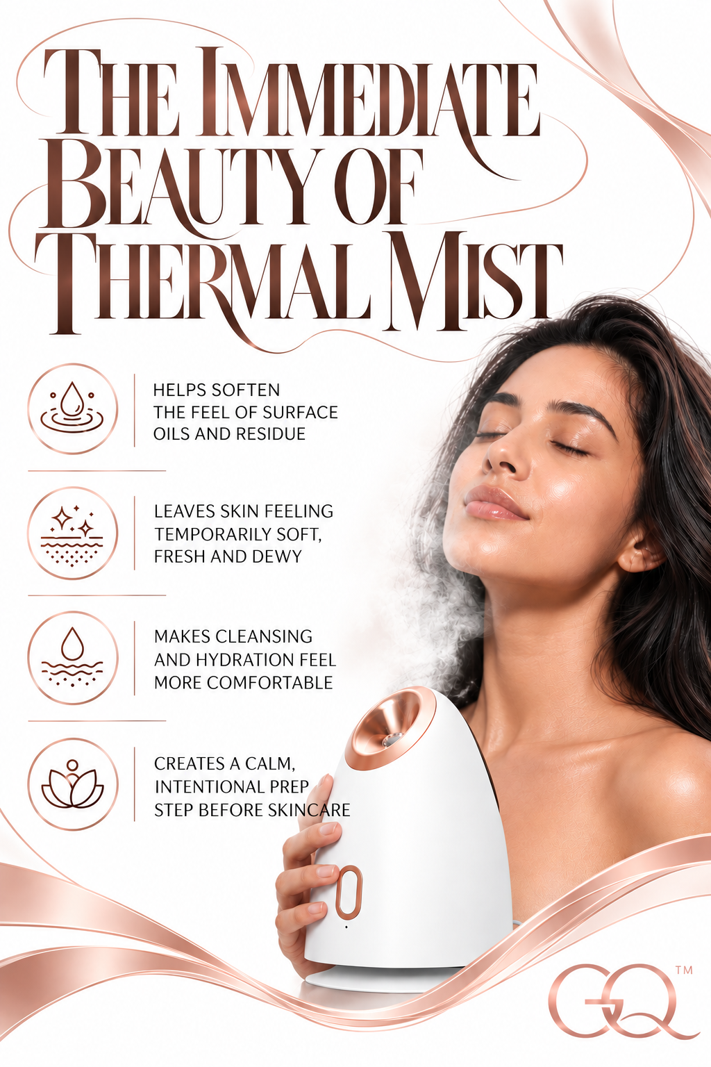 GLOWNIQUE Couture Nano Facial Steamer for Luxurious Skincare