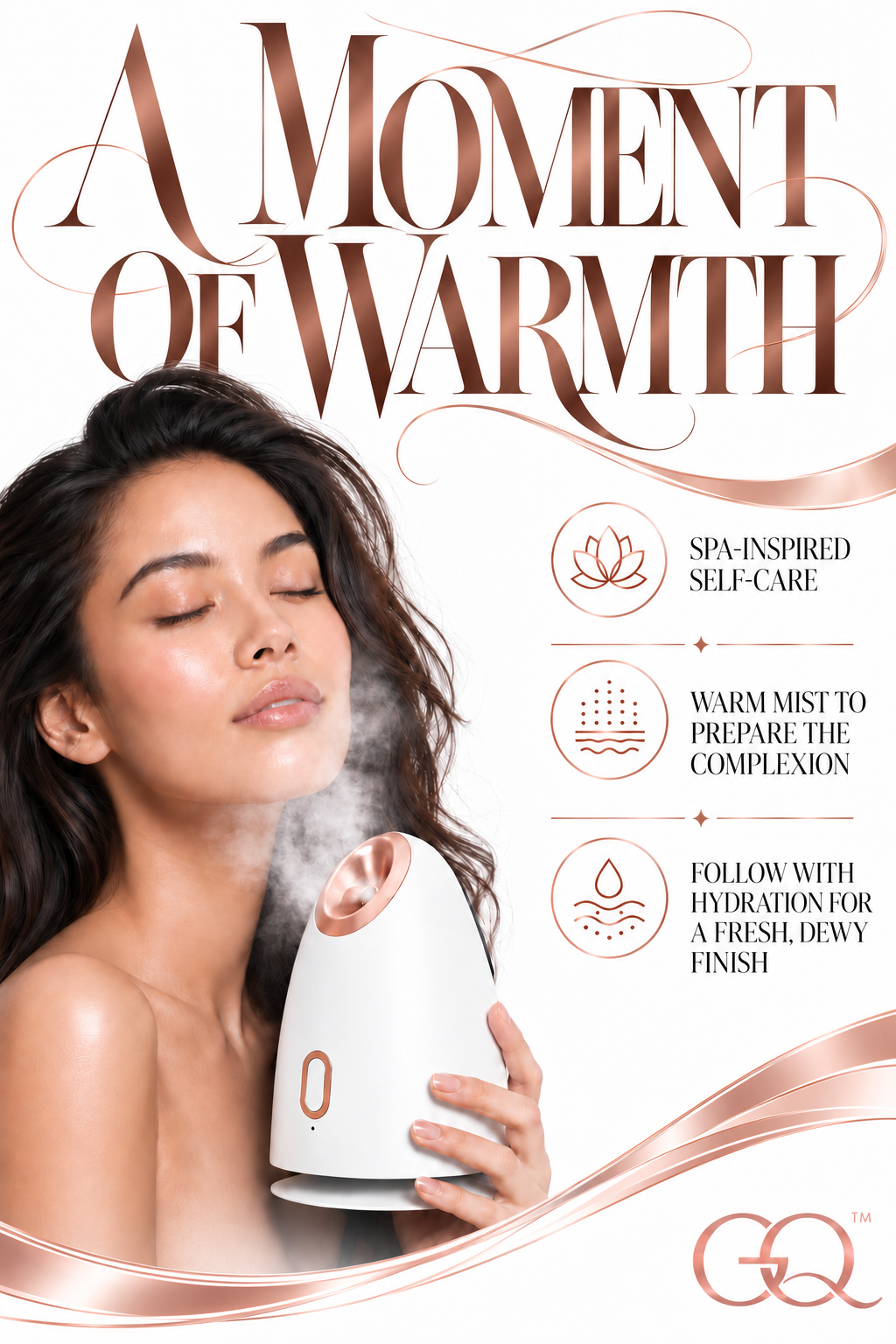 GLOWNIQUE Couture Nano Facial Steamer for Luxurious Skincare