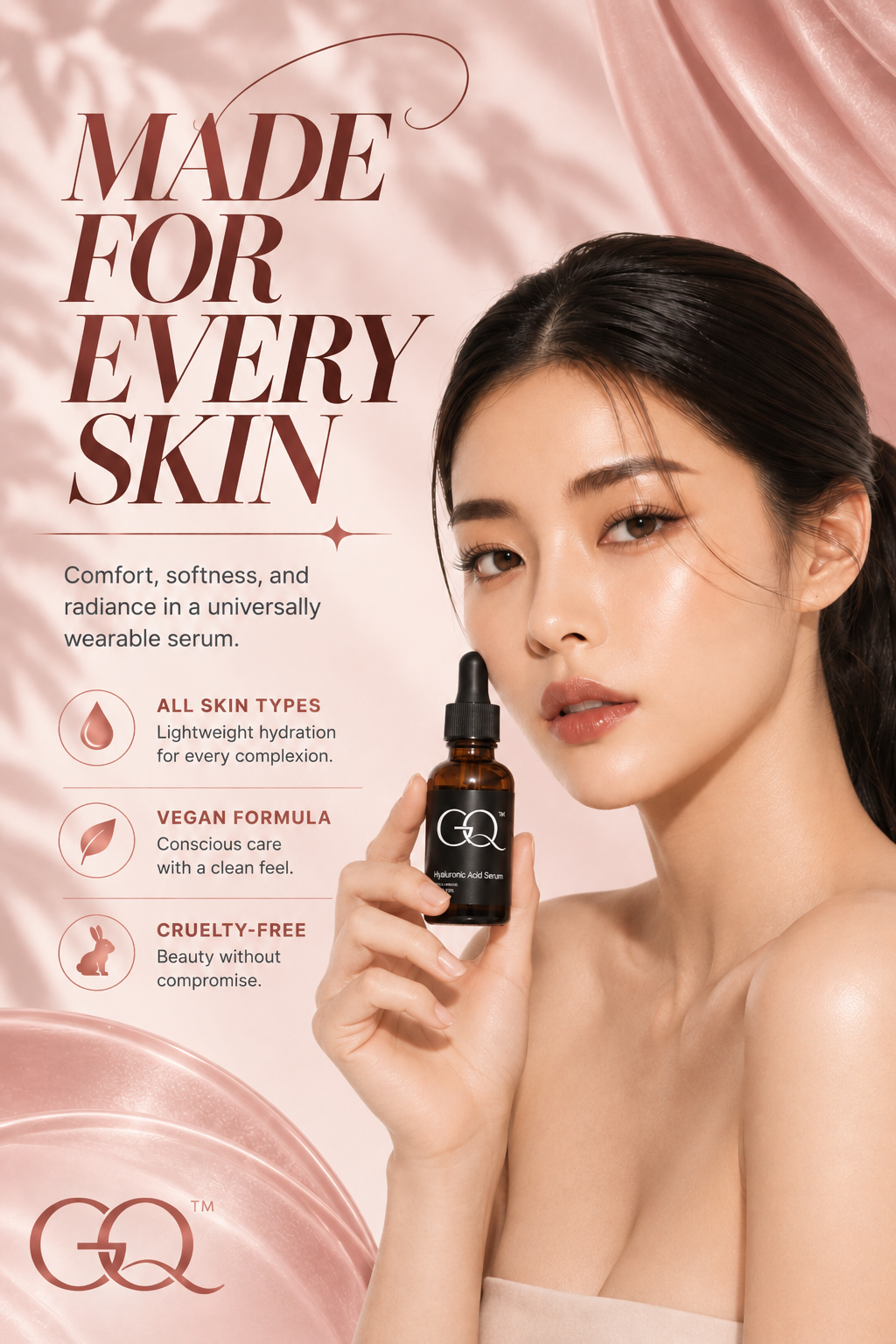GLOWNIQUE Hyaluronic Acid Serum | Artisanal Luxury Hydration