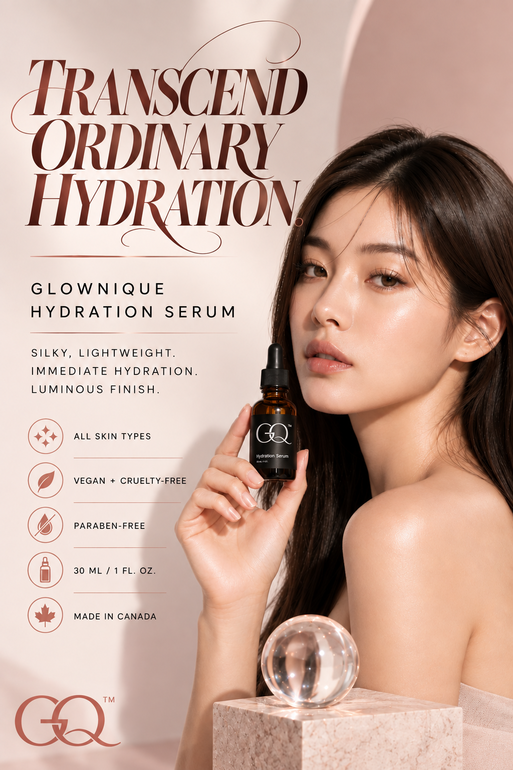 GLOWNIQUE Hydration Serum | Artisanal Luxury for Radiance