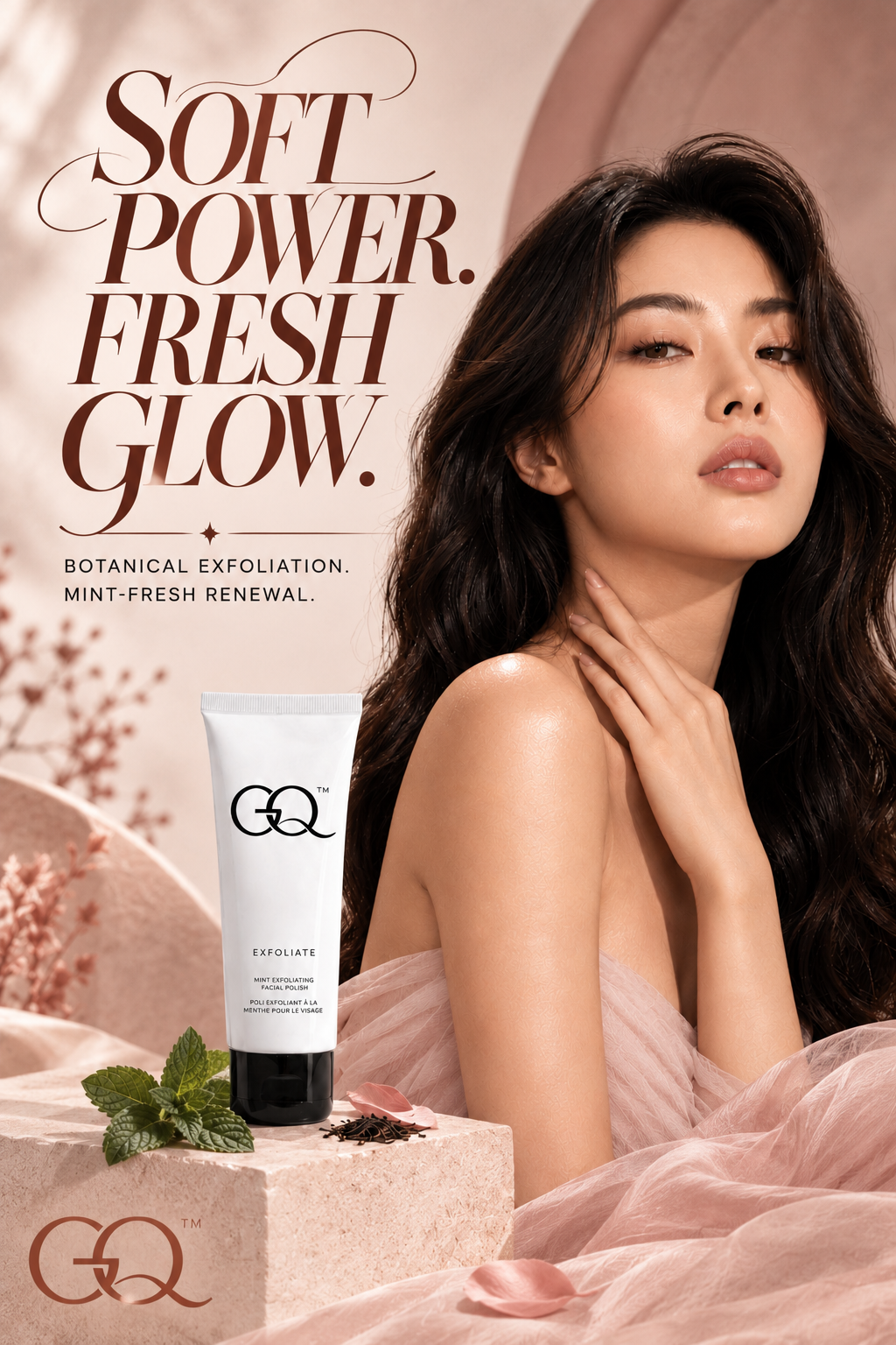 GLOWNIQUE Mint Exfoliating Facial Polish | Artisanal Luxury