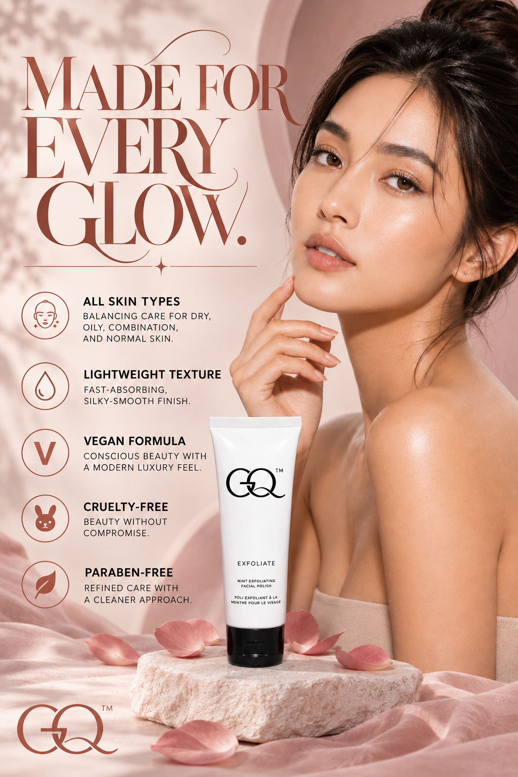 GLOWNIQUE Mint Exfoliating Facial Polish - Artisanal Luxury