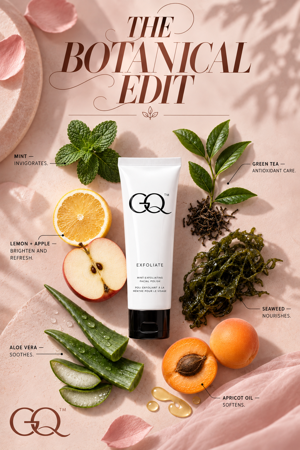 GLOWNIQUE Mint Exfoliating Facial Polish - Artisanal Luxury