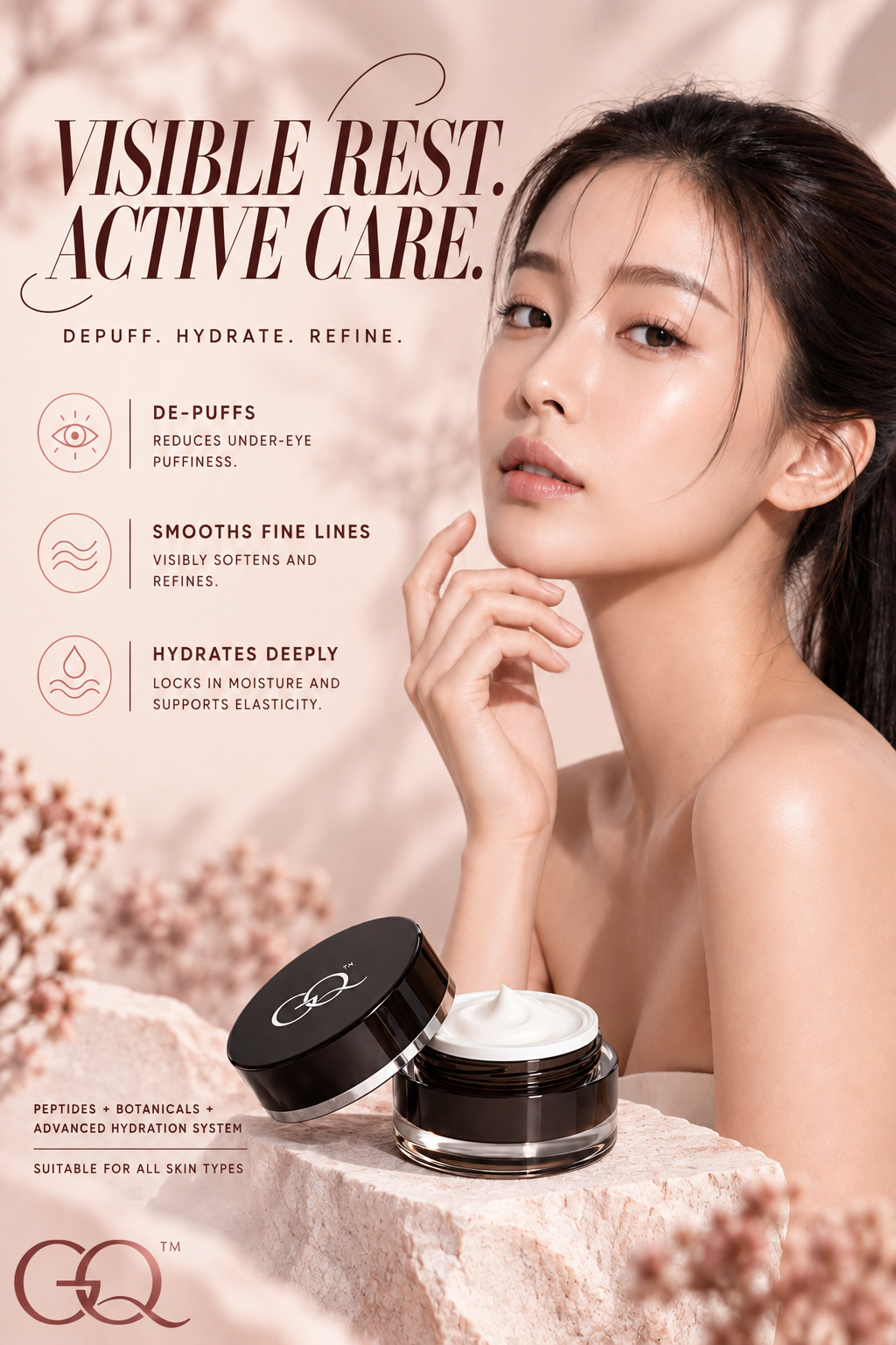 GLOWNIQUE Active Eye Cream - Artisanal Luxury for Radiance