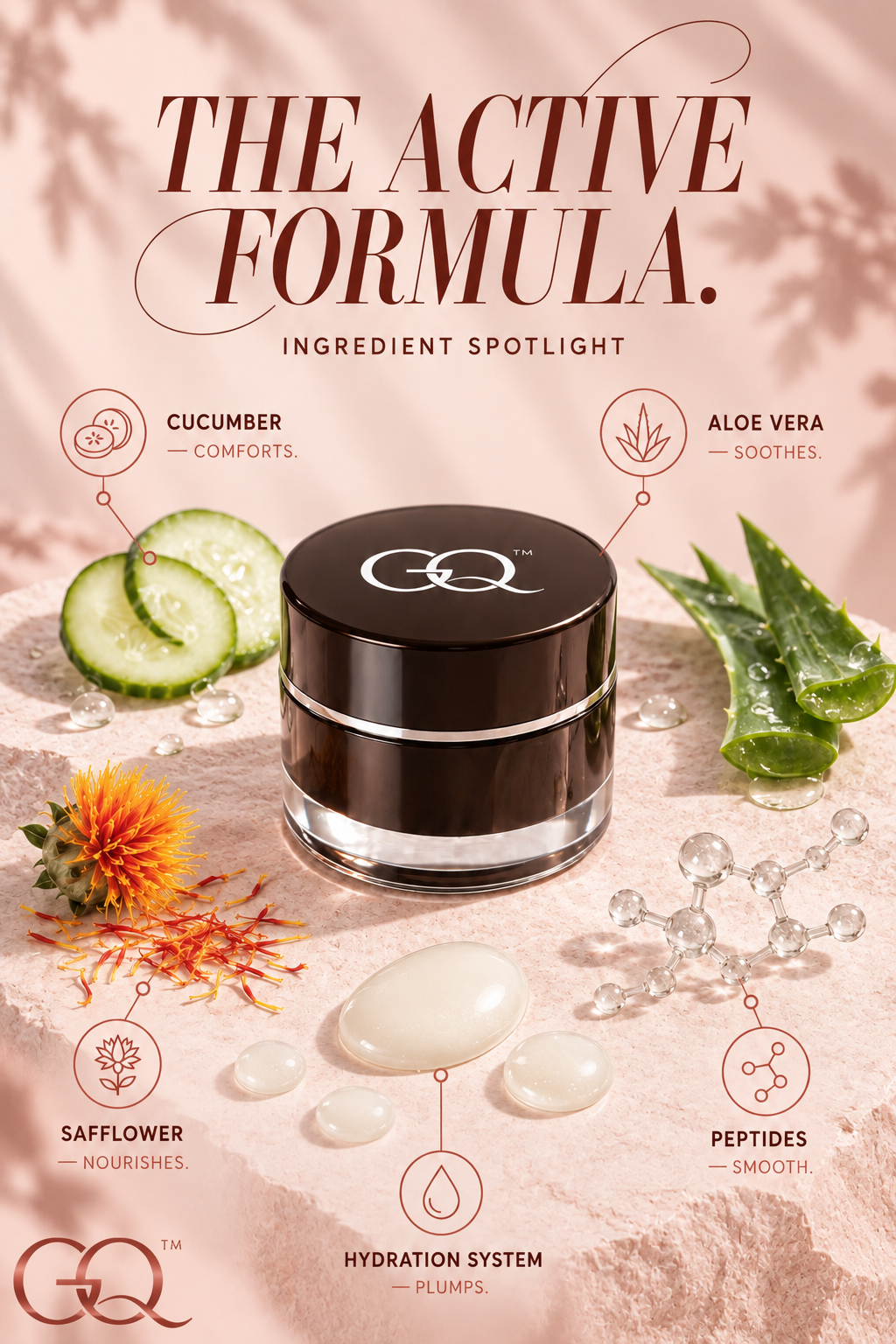 GLOWNIQUE Active Eye Cream - Artisanal Luxury for Radiance