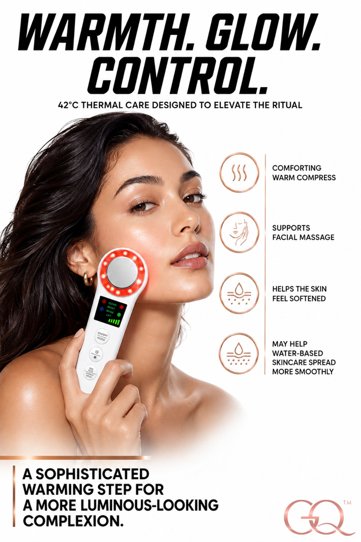 GLOWNIQUE Aurelia Cryo Sculpting Wand Couture Beauty Device