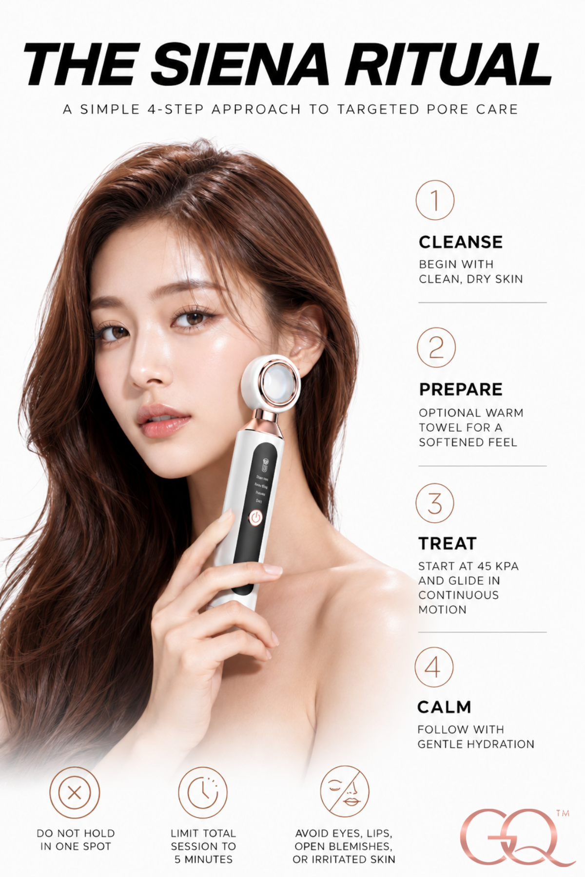 GLOWNIQUE Siena Visual Pore Purifier - Artisanal Skincare Tool