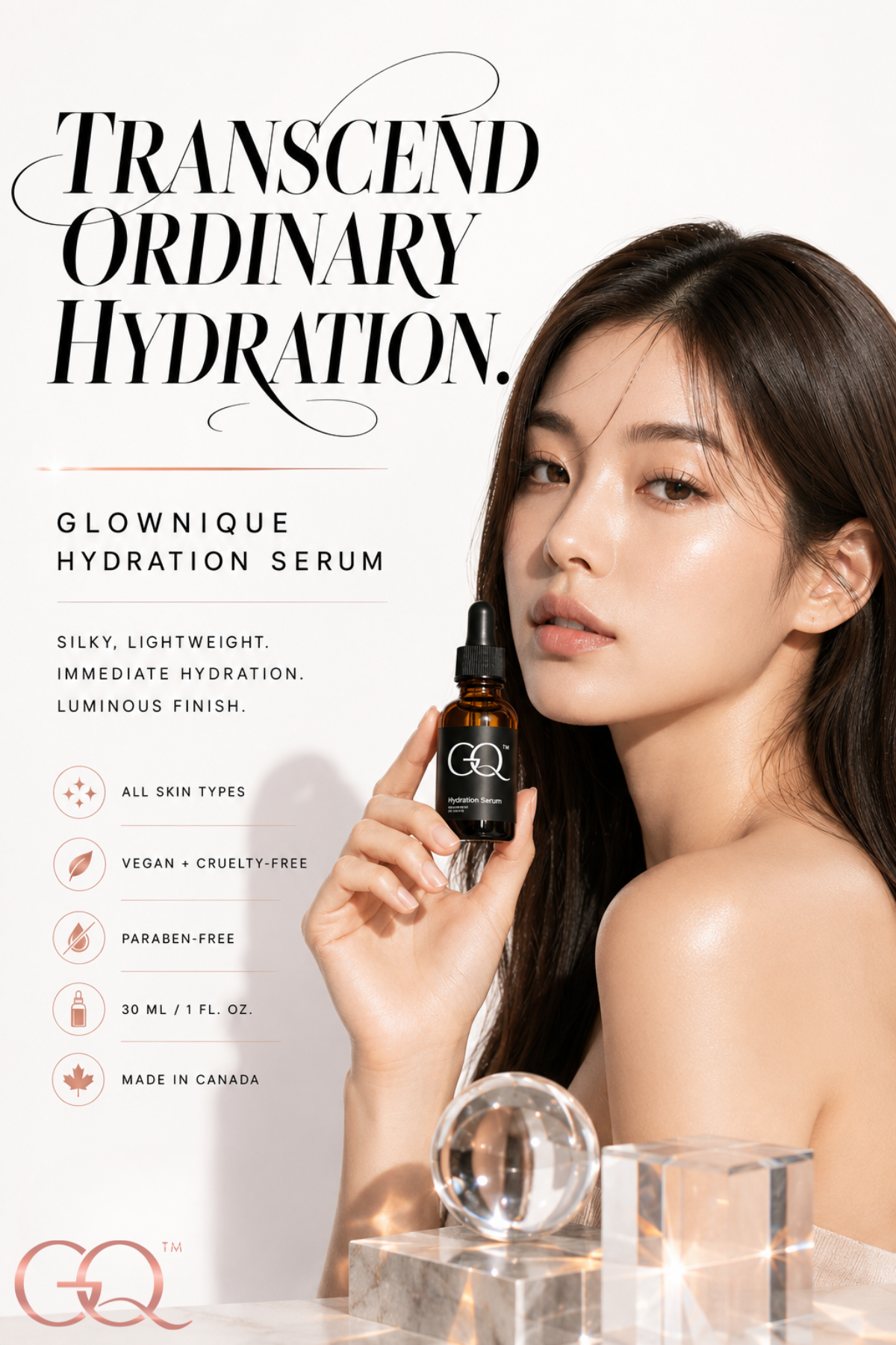 GLOWNIQUE Hydration Serum | Artisanal Luxury for Radiance
