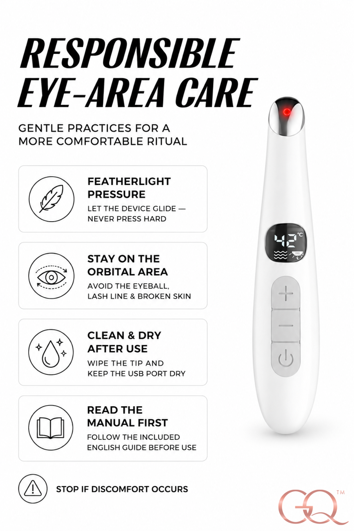GLOWNIQUE Célestine Sonic Eye Revival Pen Couture Luxury
