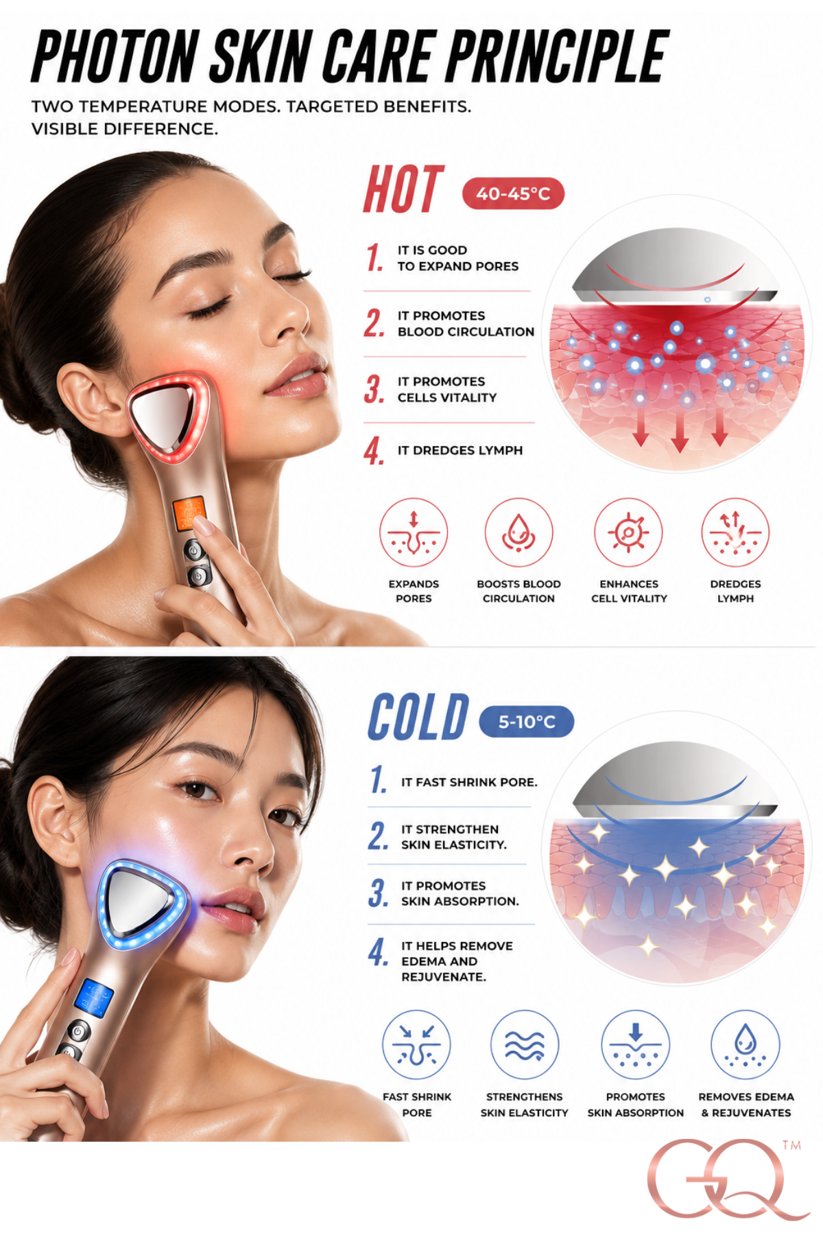 GLOWNIQUE Marcelline Cryo-Thermal Sculpting Wand Couture