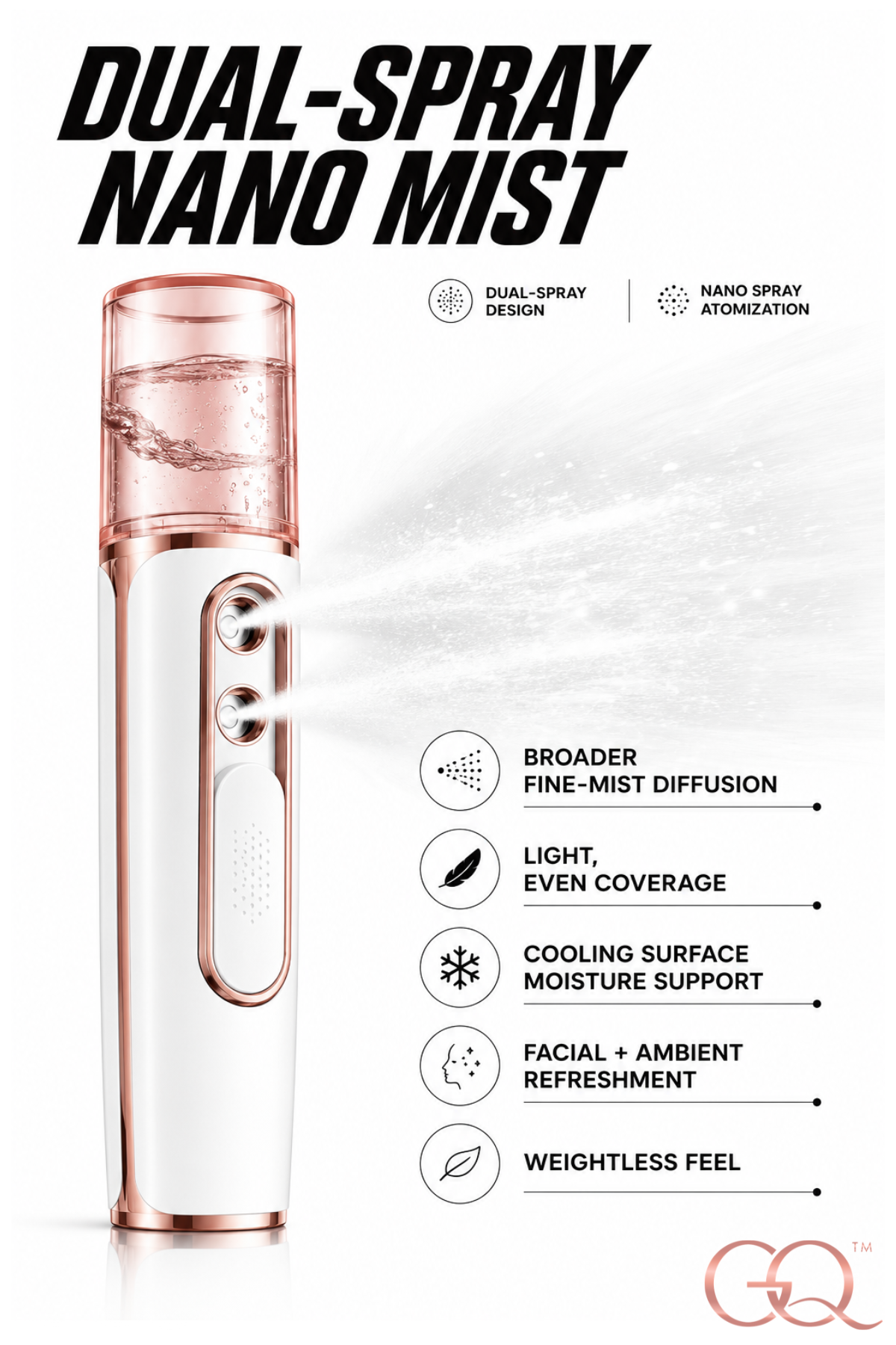 GLOWNIQUE Alessia Duo Nano Mist Hydrator Couture Experience