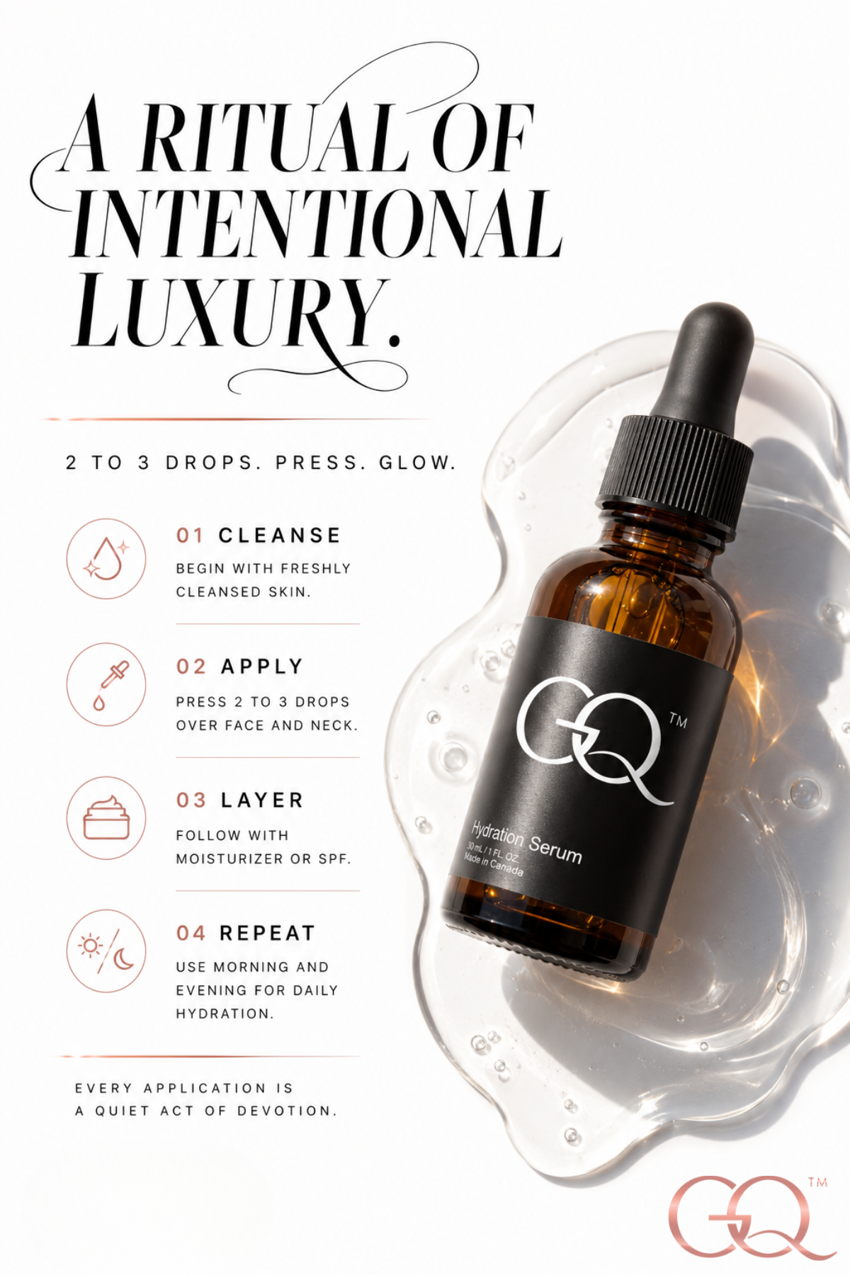 GLOWNIQUE Hydration Serum | Artisanal Luxury for Radiant Skin