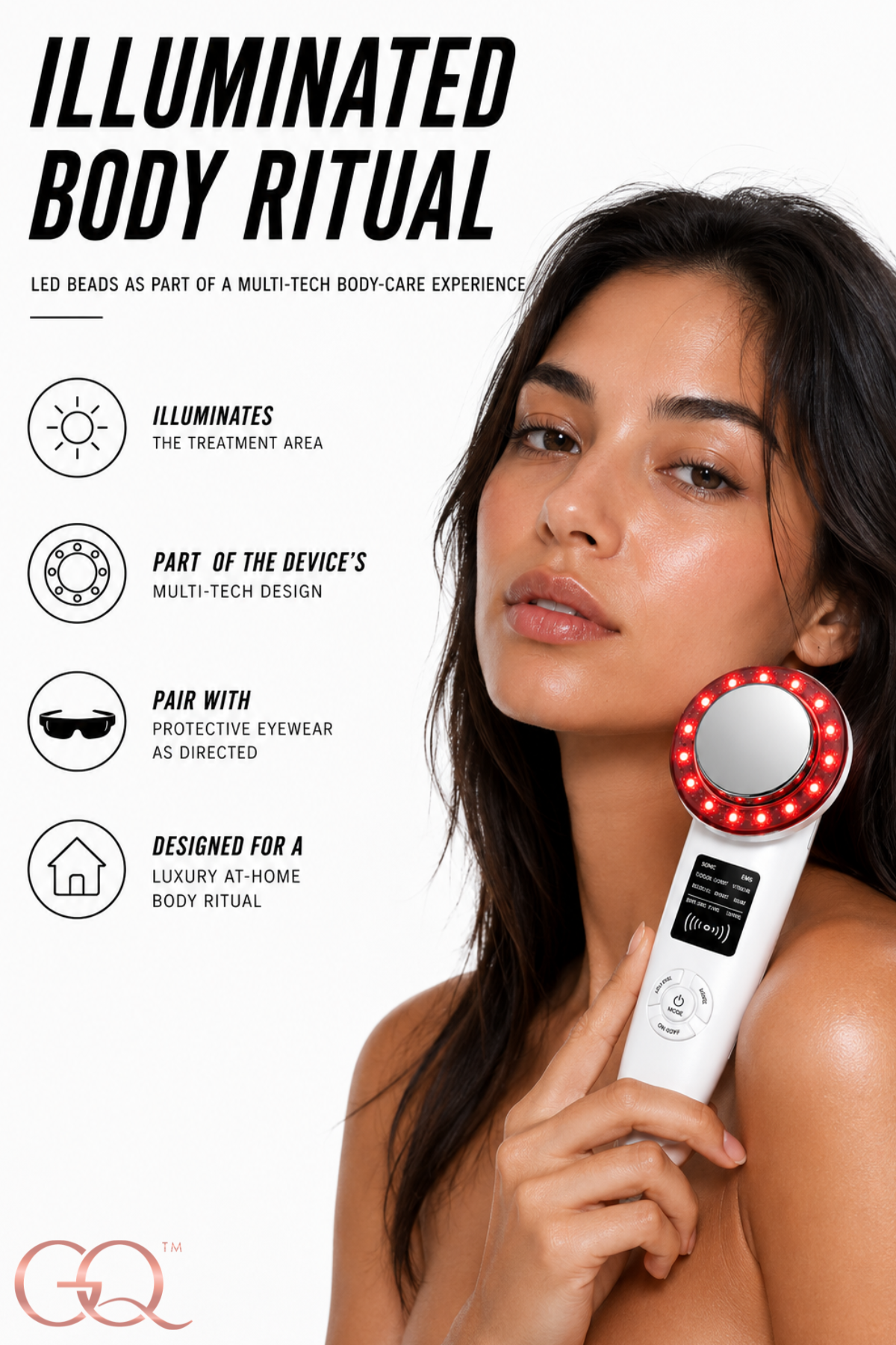 GLOWNIQUE Valentina 6-in-1 EMS Body Sculpting Device Couture