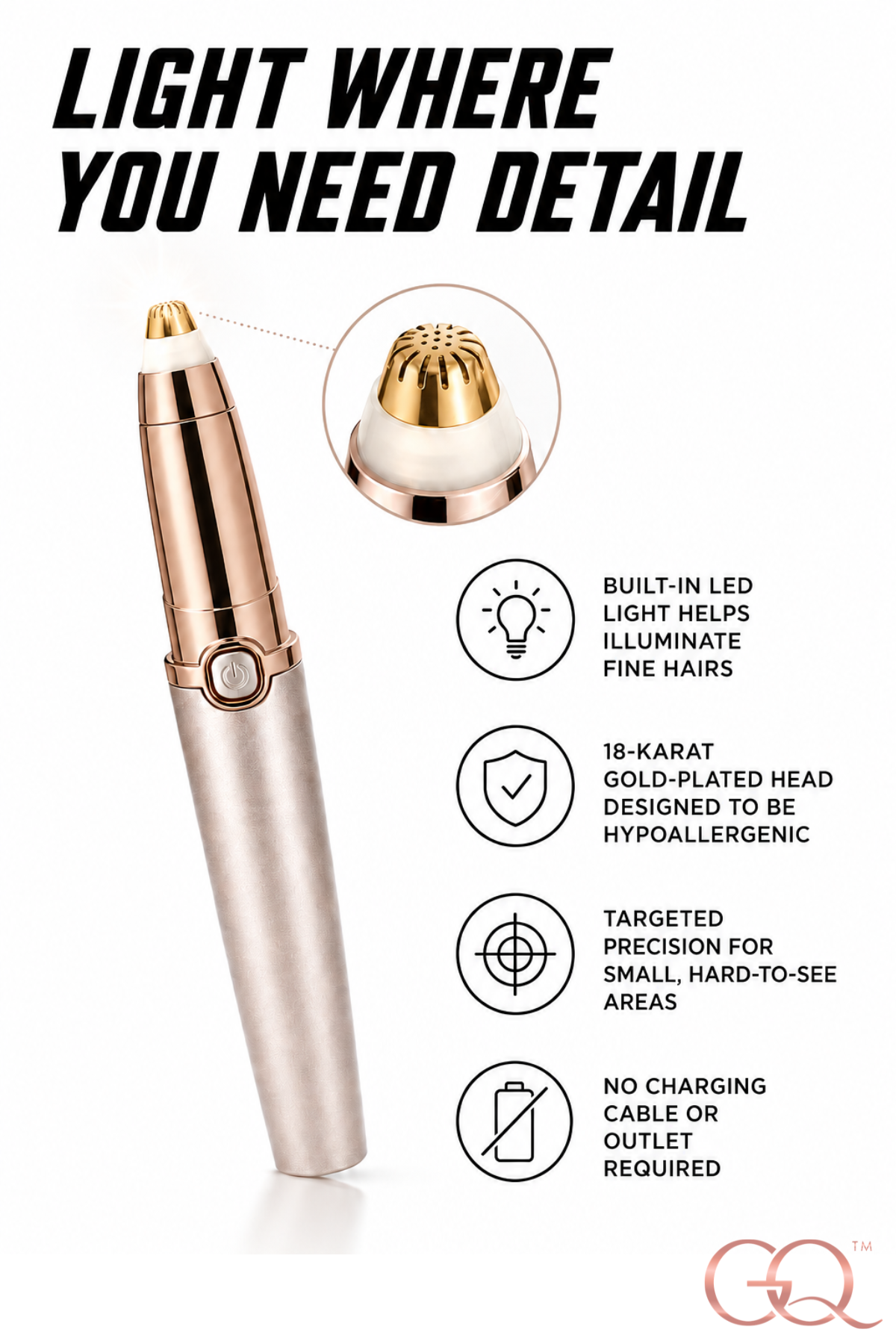 GLOWNIQUE Anaëlle Precision Facial Hair Remover Couture
