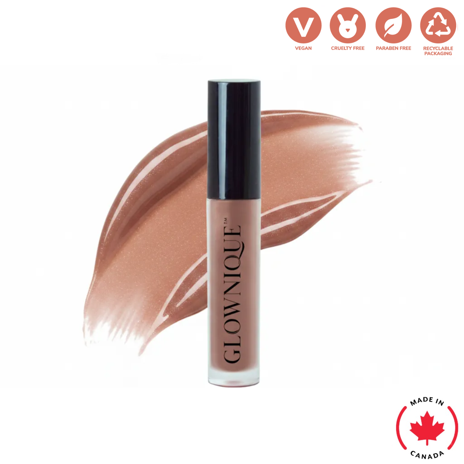 Indulge in GLOWNIQUE Lip Gloss, where luxurious craftsmanship meets vegan formulation for radiant allure. Elevate your beauty ritual with sheer sophistication.