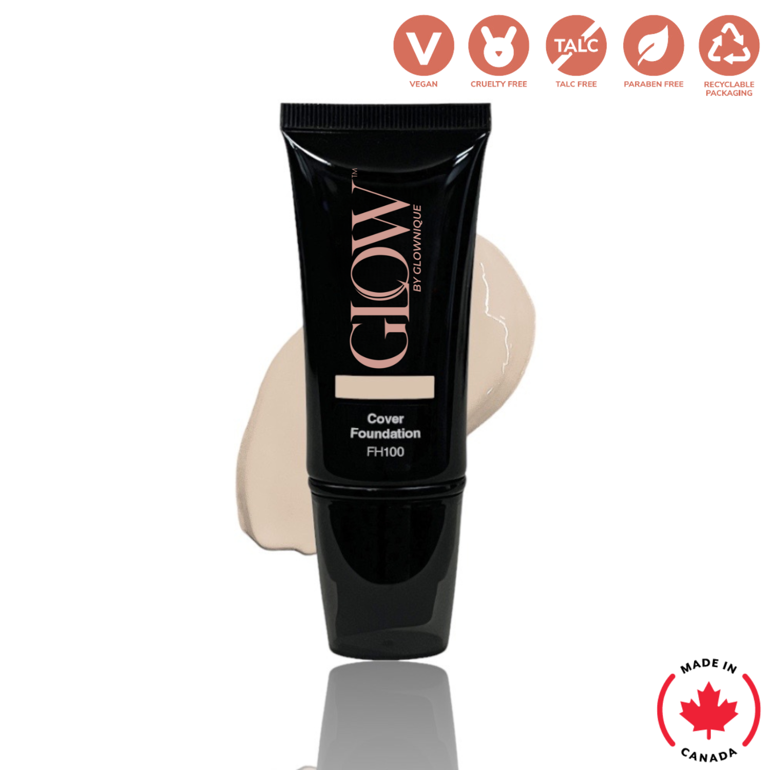 Full Cover Foundation - Latte (30ml) | GLOWNIQUE