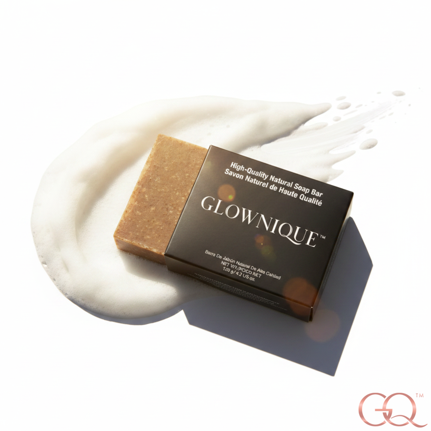 Indulge in the artistry of GLOWNIQUE Natural Apricot Exfoliating Soap, a luxurious blend of natural extracts and oils for radiant, rejuvenated skin.