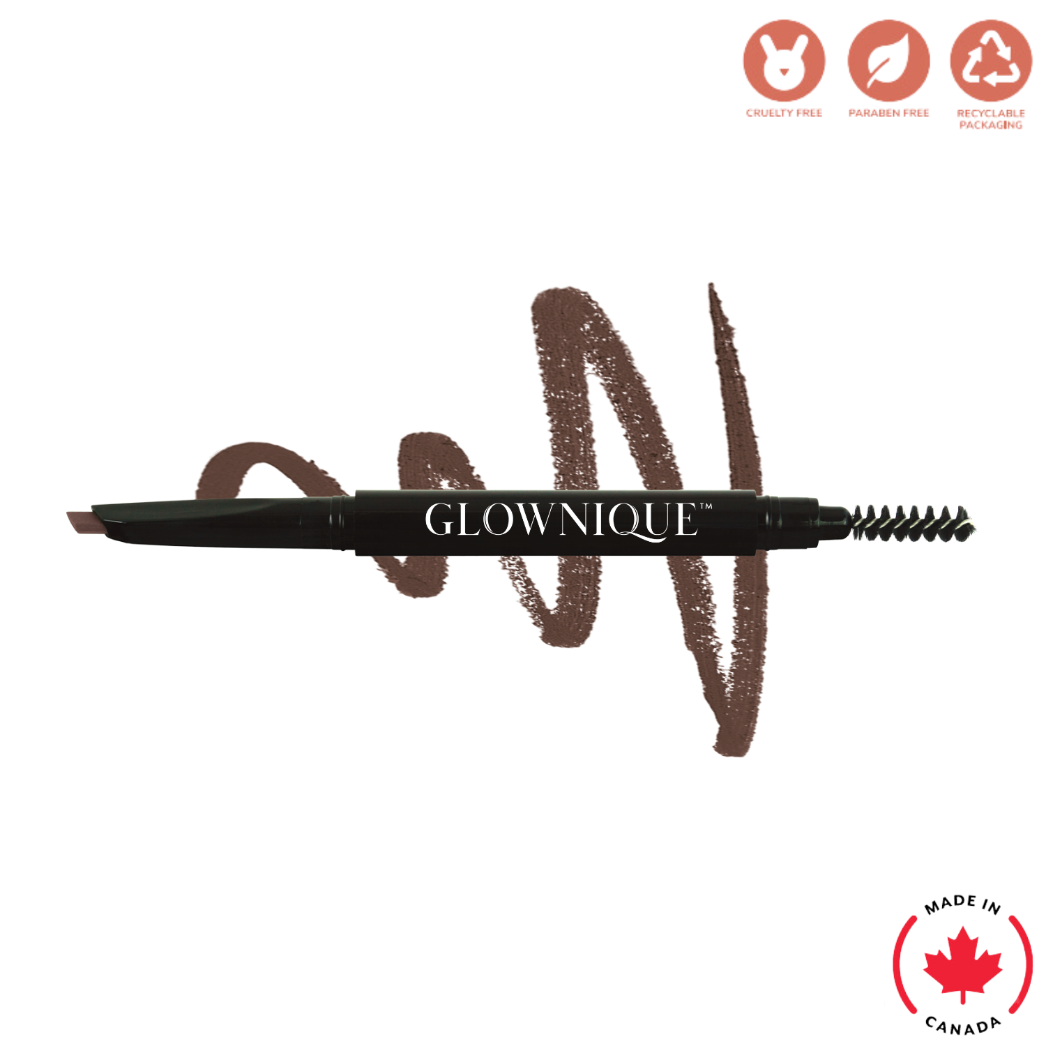 Automatic Eyebrow Pencil - Brown (0.22g) | GLOWNIQUE