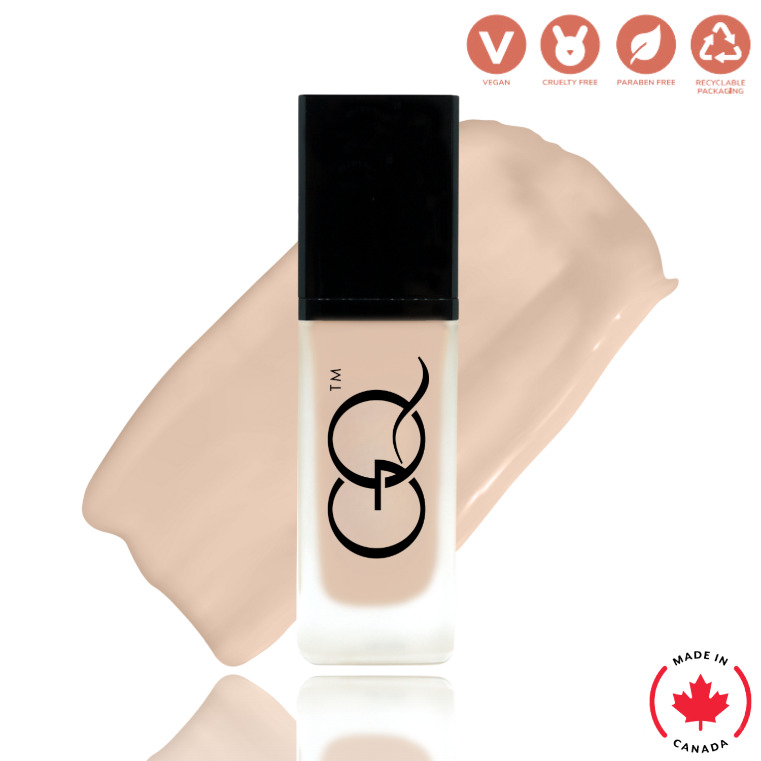 Foundation mit LSF – Sandstein (30 ml) | GLOWNIQUE