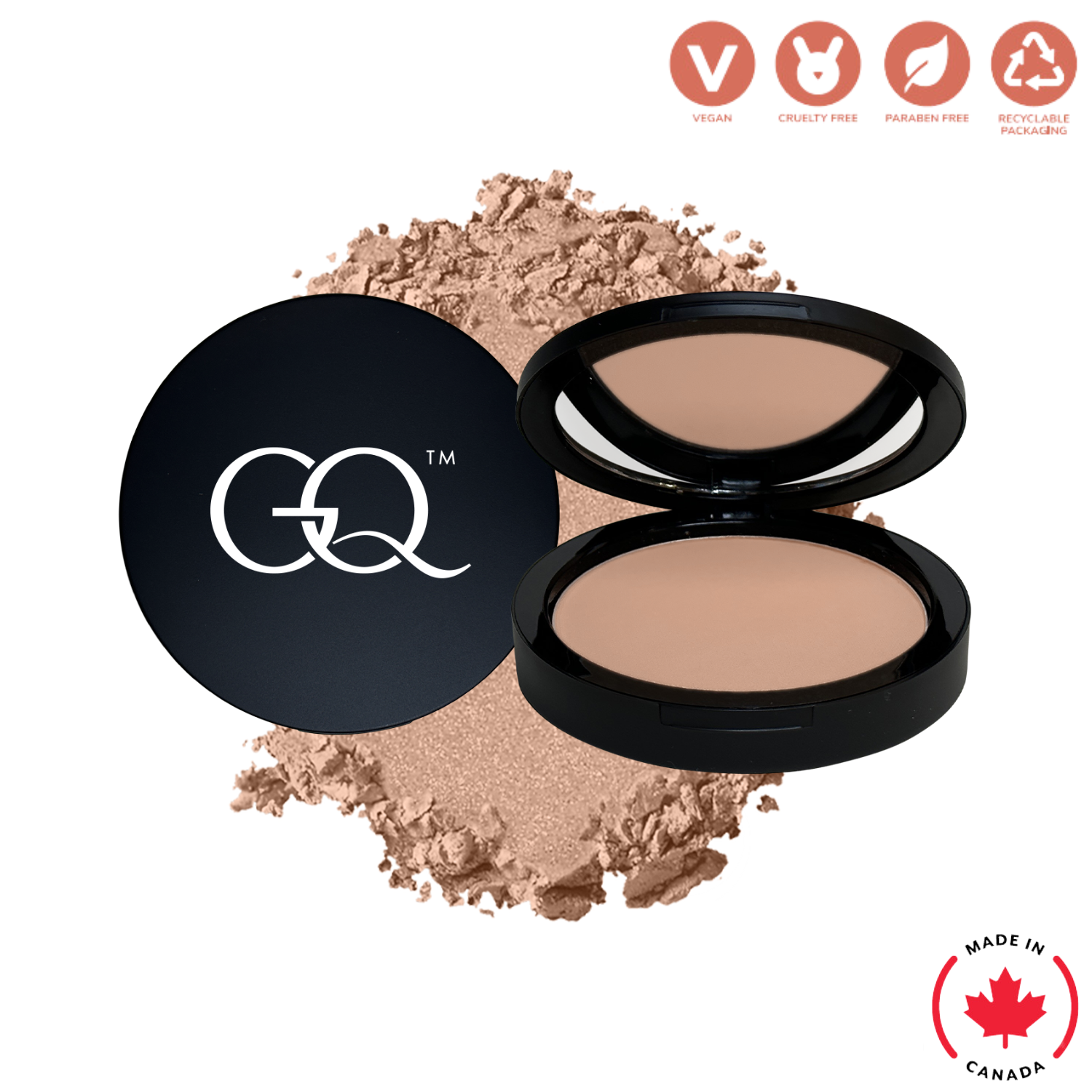 Dual Blend Powder Foundation - Malibu (11.5g) | GLOWNIQUE