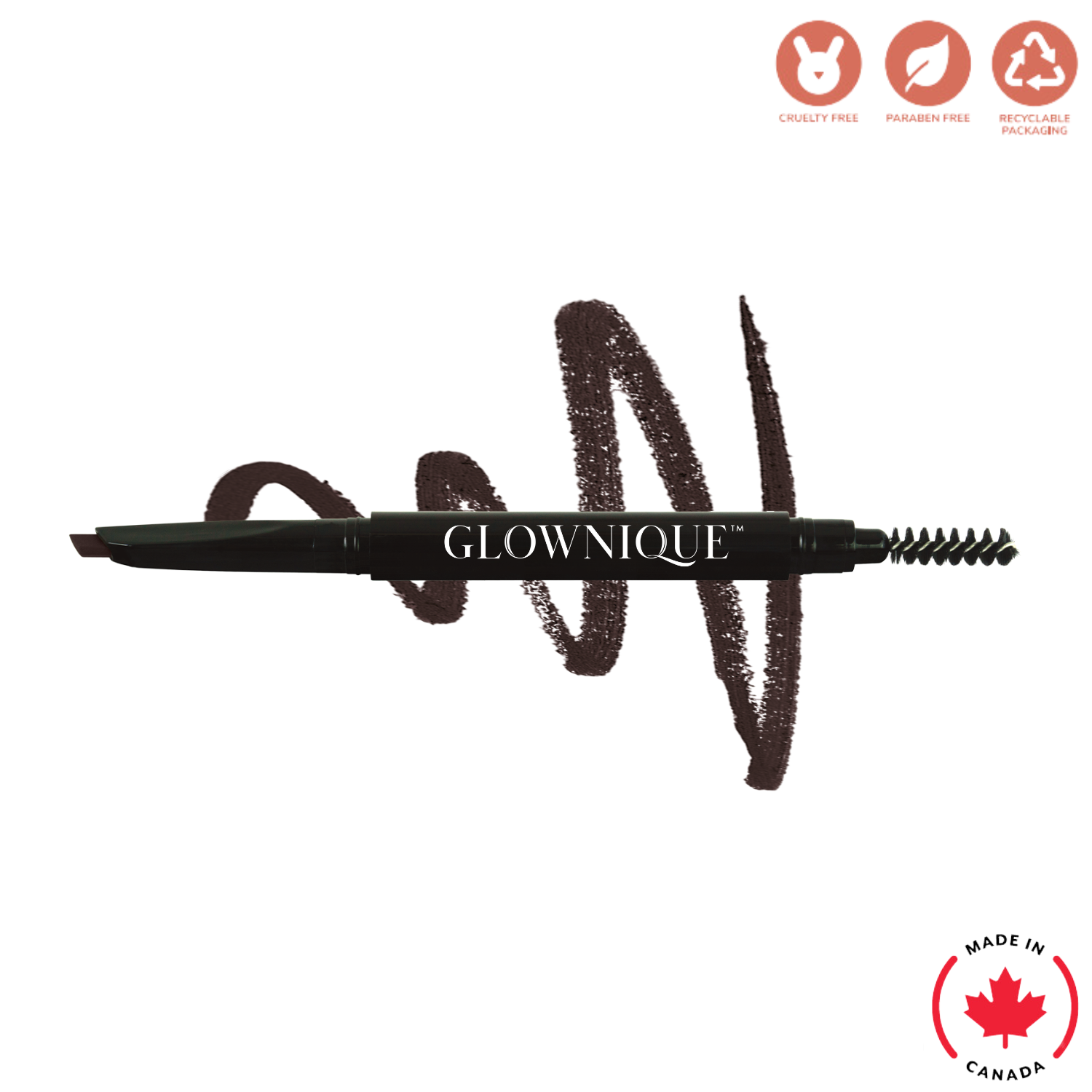 Automatic Eyebrow Pencil - Charcoal (0.22g) | GLOWNIQUE