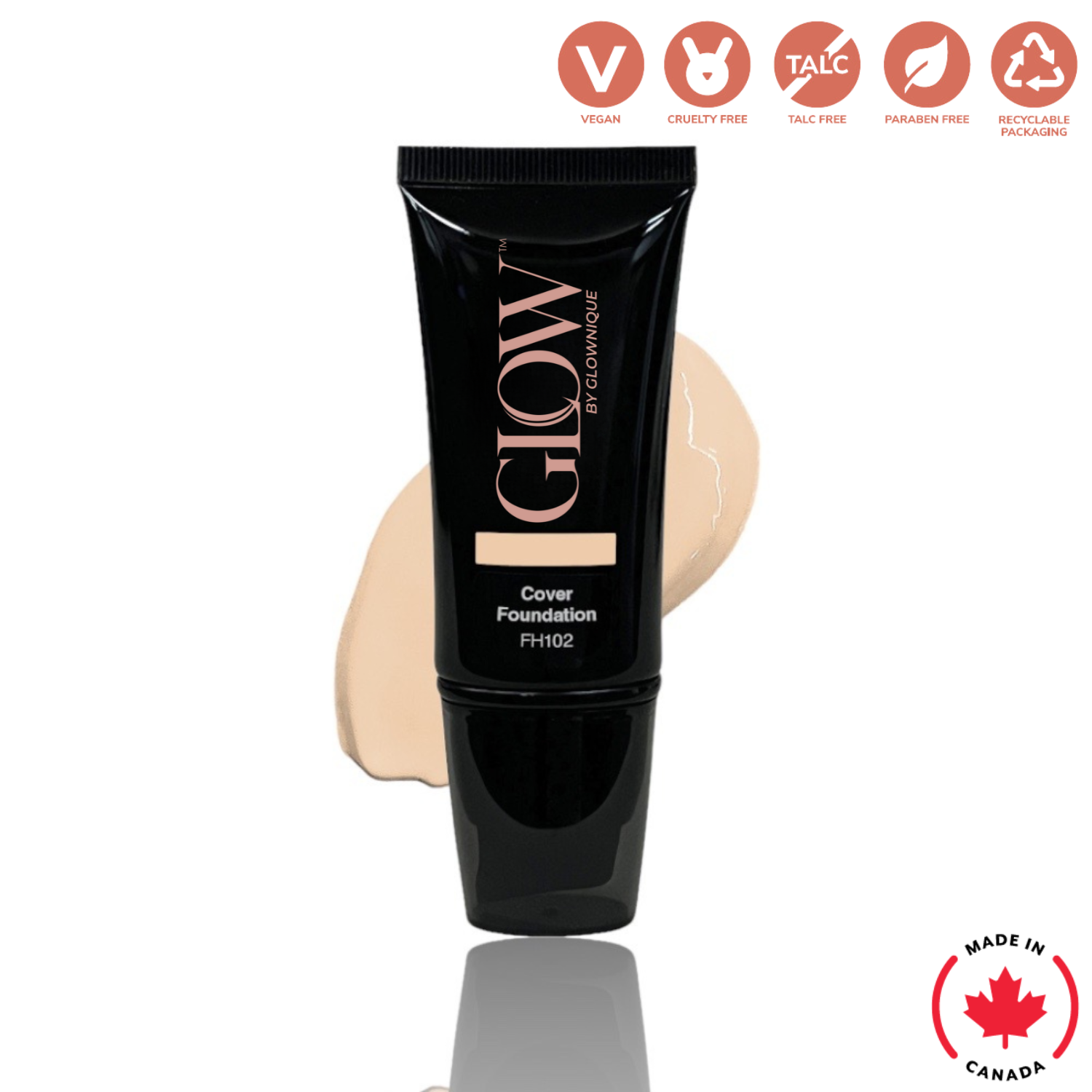 Full Cover Foundation - Silk (30ml) | GLOWNIQUE