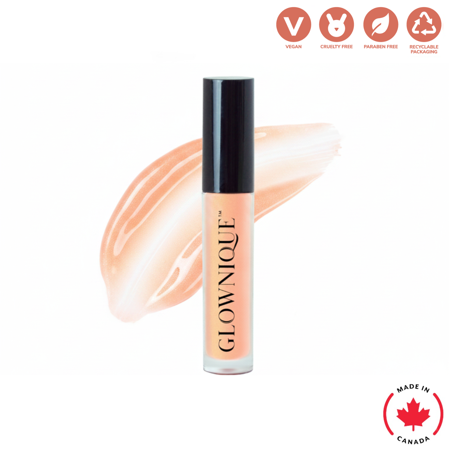 Experience the exquisite craftsmanship of GLOWNIQUE Lip Gloss, a luxurious blend of glossy hydration and sheer elegance, perfect for enhancing your natural allure.