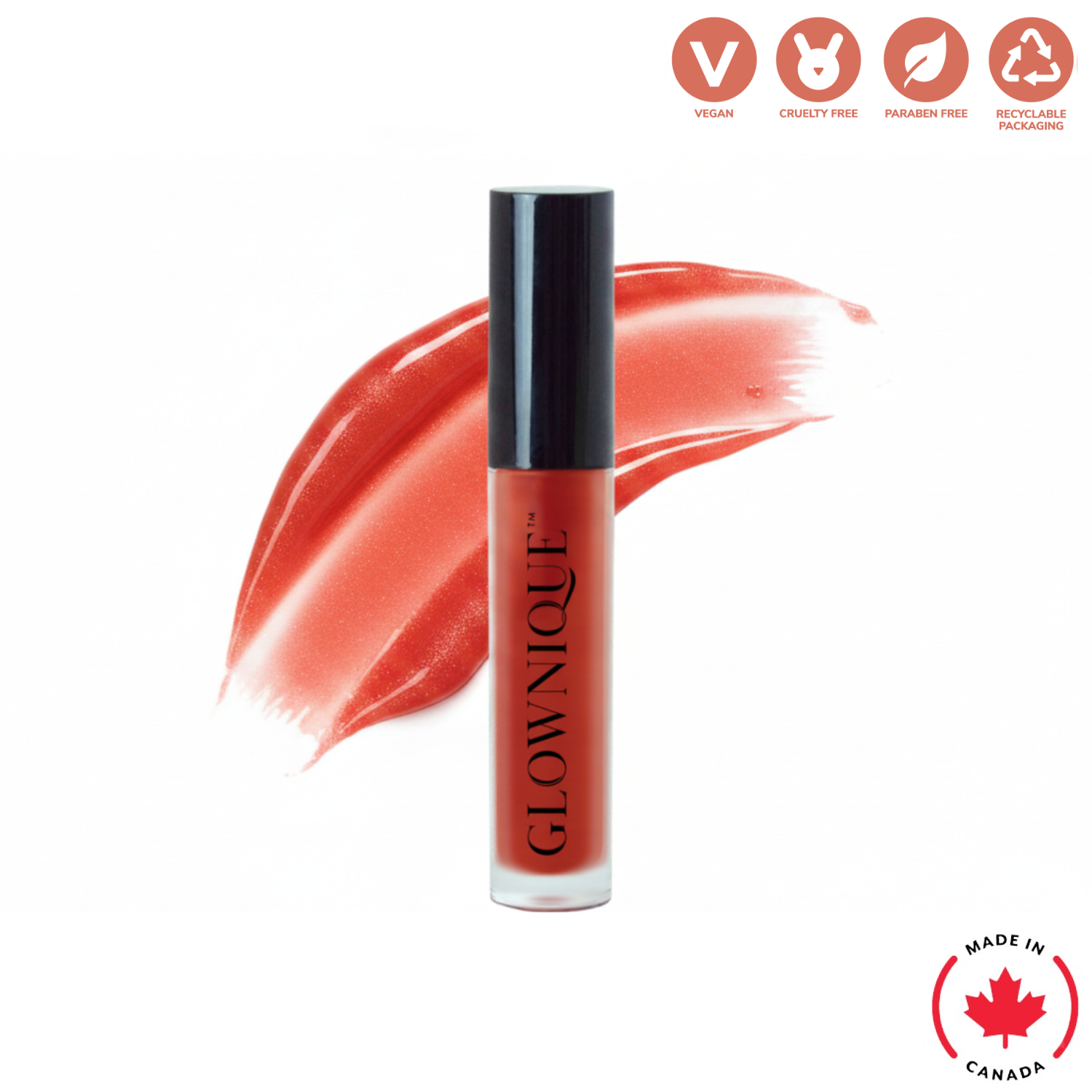 Indulge in GLOWNIQUE Lip Gloss in Crimson, a sheer, hydrating formula that elevates your beauty with luxurious sophistication and timeless allure.