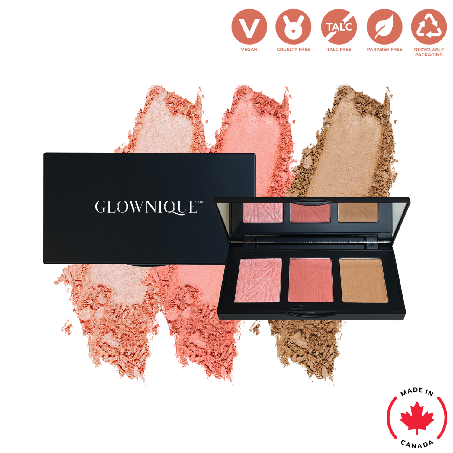 Pro Cheek Palette - Blushy (15g) | GLOWNIQUE