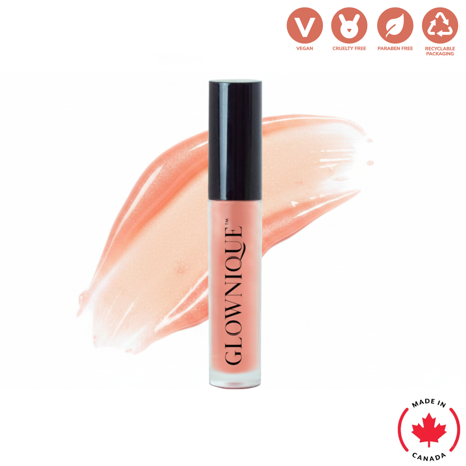 Brillant à lèvres - Corail (5 ml) | GLOWNIQUE