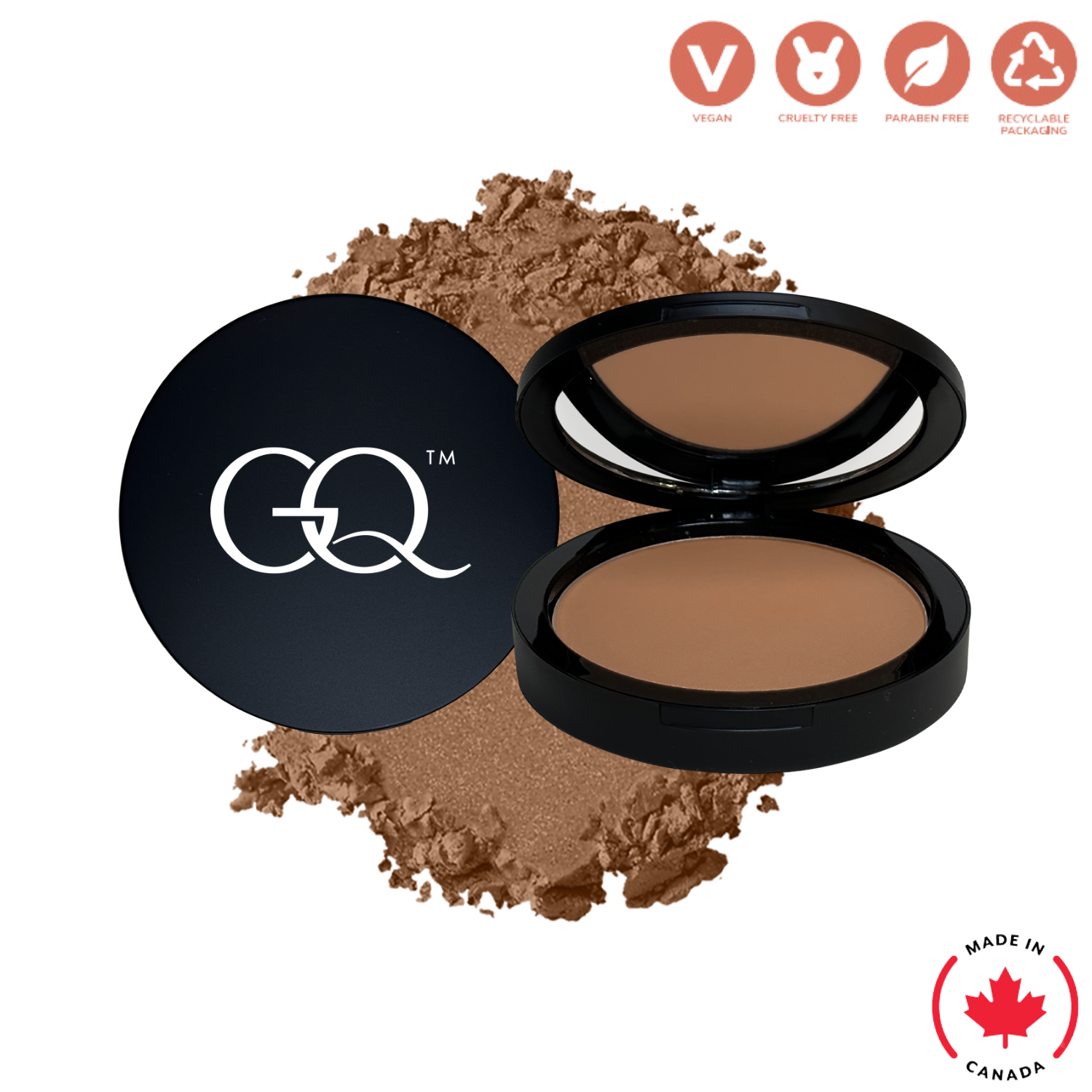 Dual Blend Powder Foundation - French (11.5g) | GLOWNIQUE