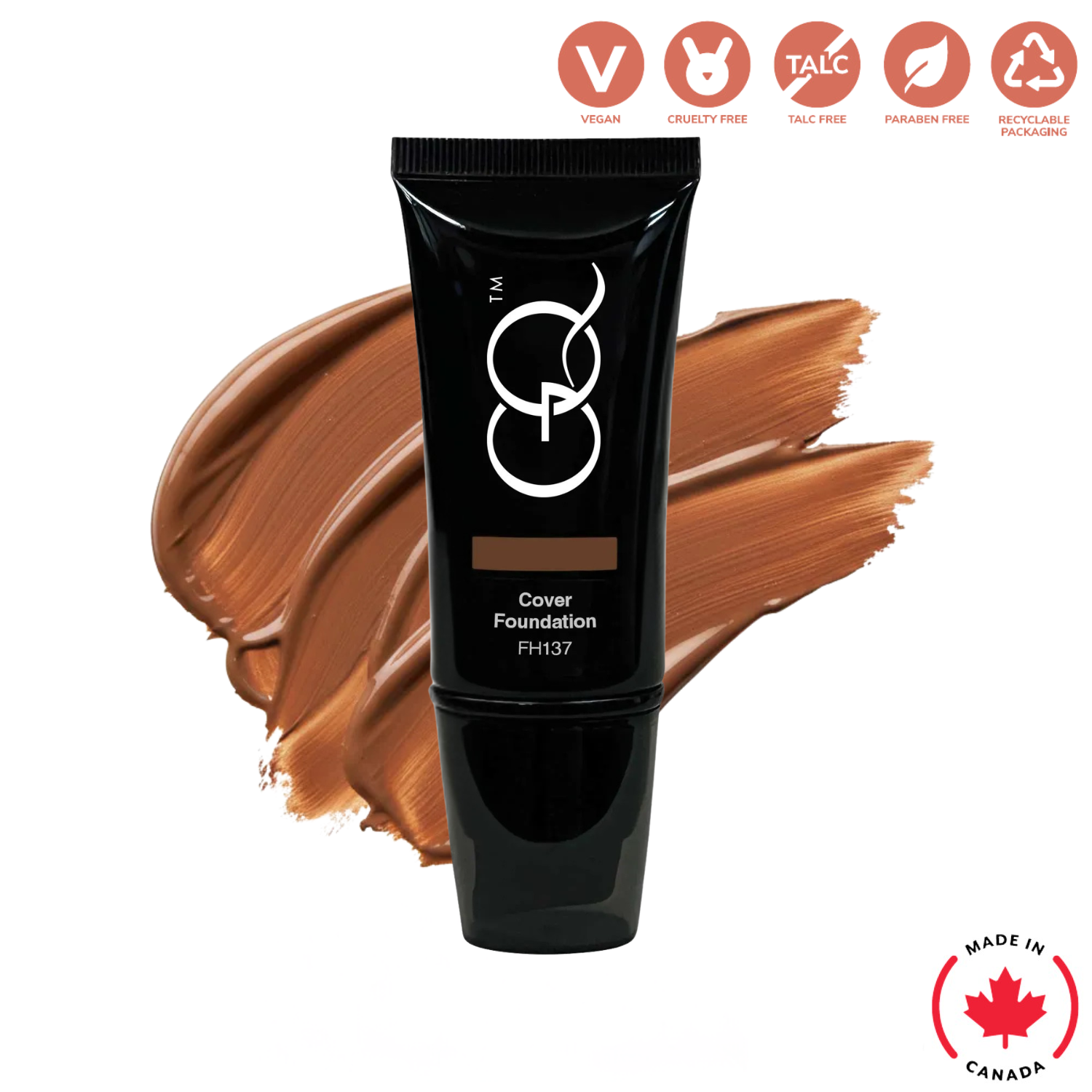 Experience the opulence of GLOWNIQUE Full Cover Foundation. This luxurious vegan formulation delivers a flawless matte finish, enhancing your natural allure with sophistication.