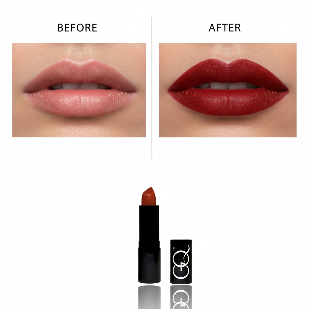 Luxuriöser Creme-Lippenstift – Runway Red (3,4 g) | GLOWNIQUE