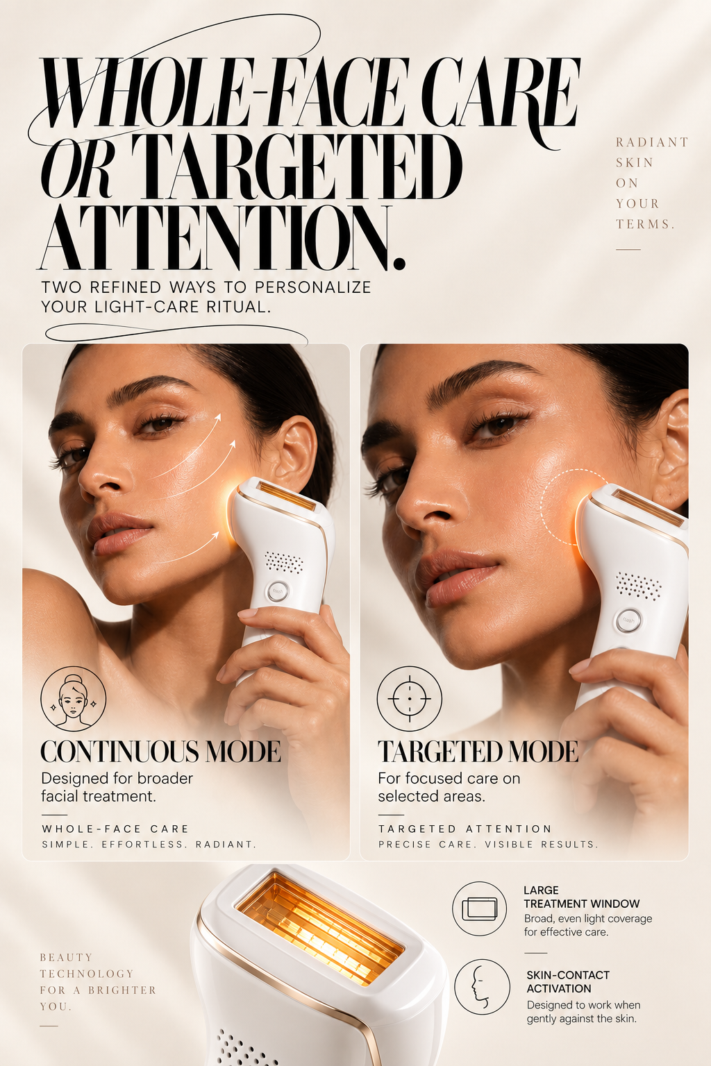 Luce Viva IPL + LED Facial Rejuvenation Device by GLOWNIQUE