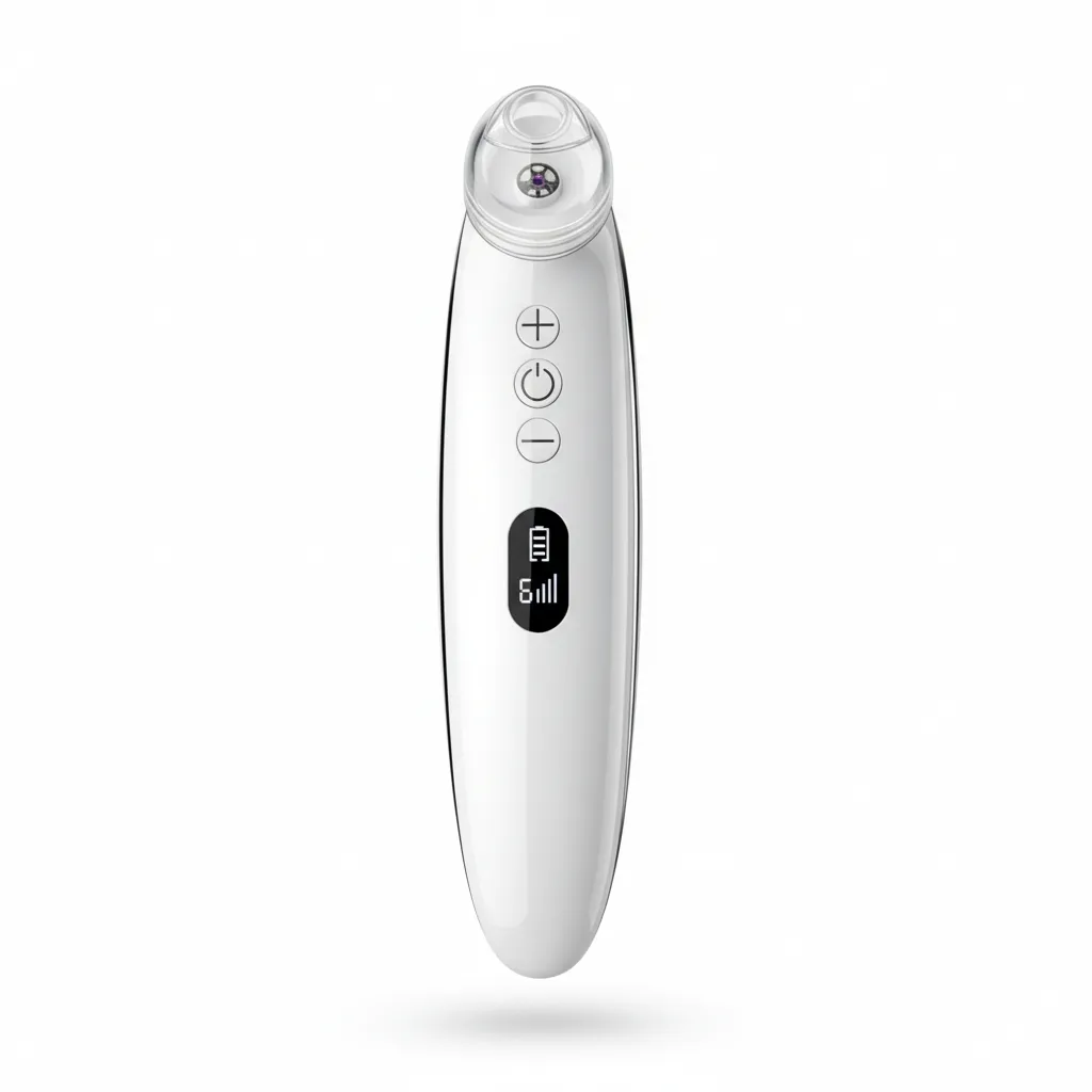 Experience the artistry of GLOWNIQUE's Electric Visual Blackhead Apparatus, where advanced technology meets luxurious skincare for radiant beauty and self-discovery.