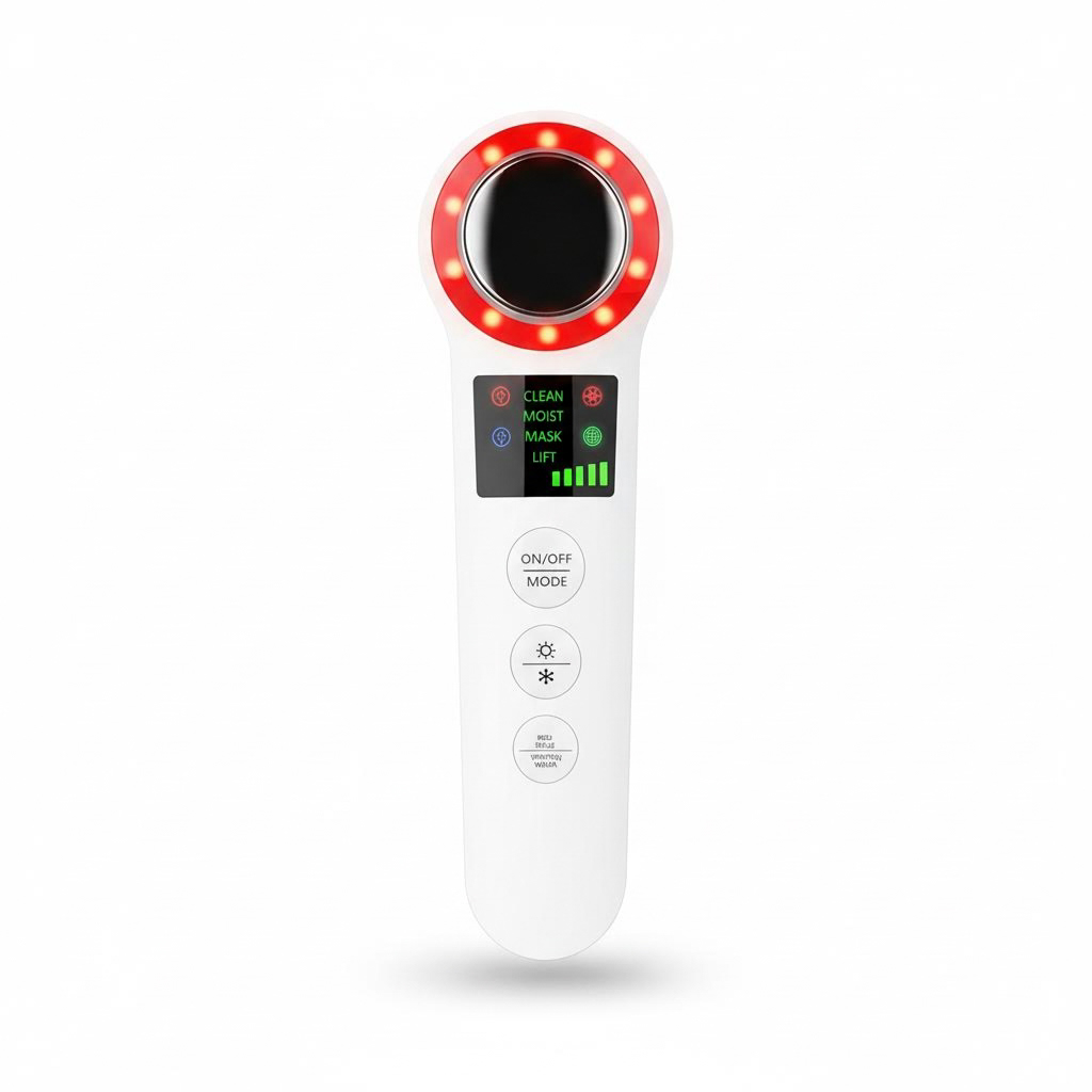 Experience the elegance of GLOWNIQUE's Professional Facial Lifting Vibration Massager, a luxurious tool for radiant skin and timeless beauty. Indulge in self-care.