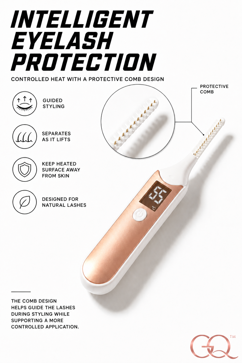 GLOWNIQUE Velour Heat Lash Sculptor - Couture Beauty Tool