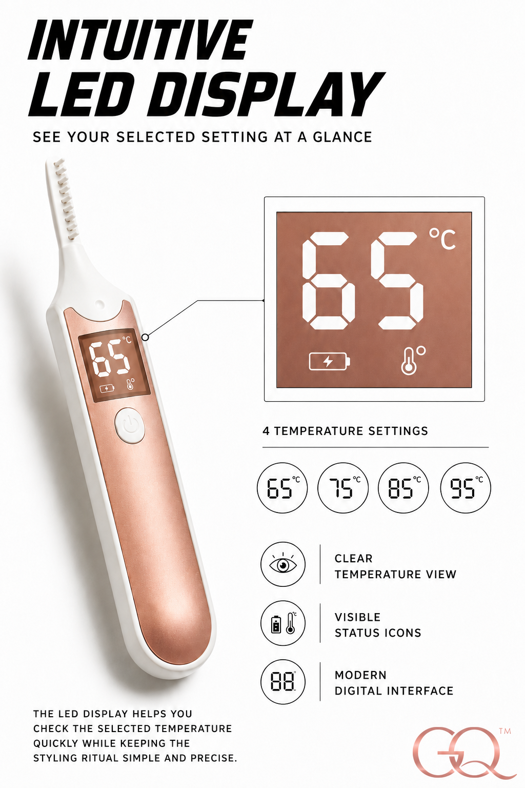 GLOWNIQUE Velour Heat Lash Sculptor - Couture Beauty Tool