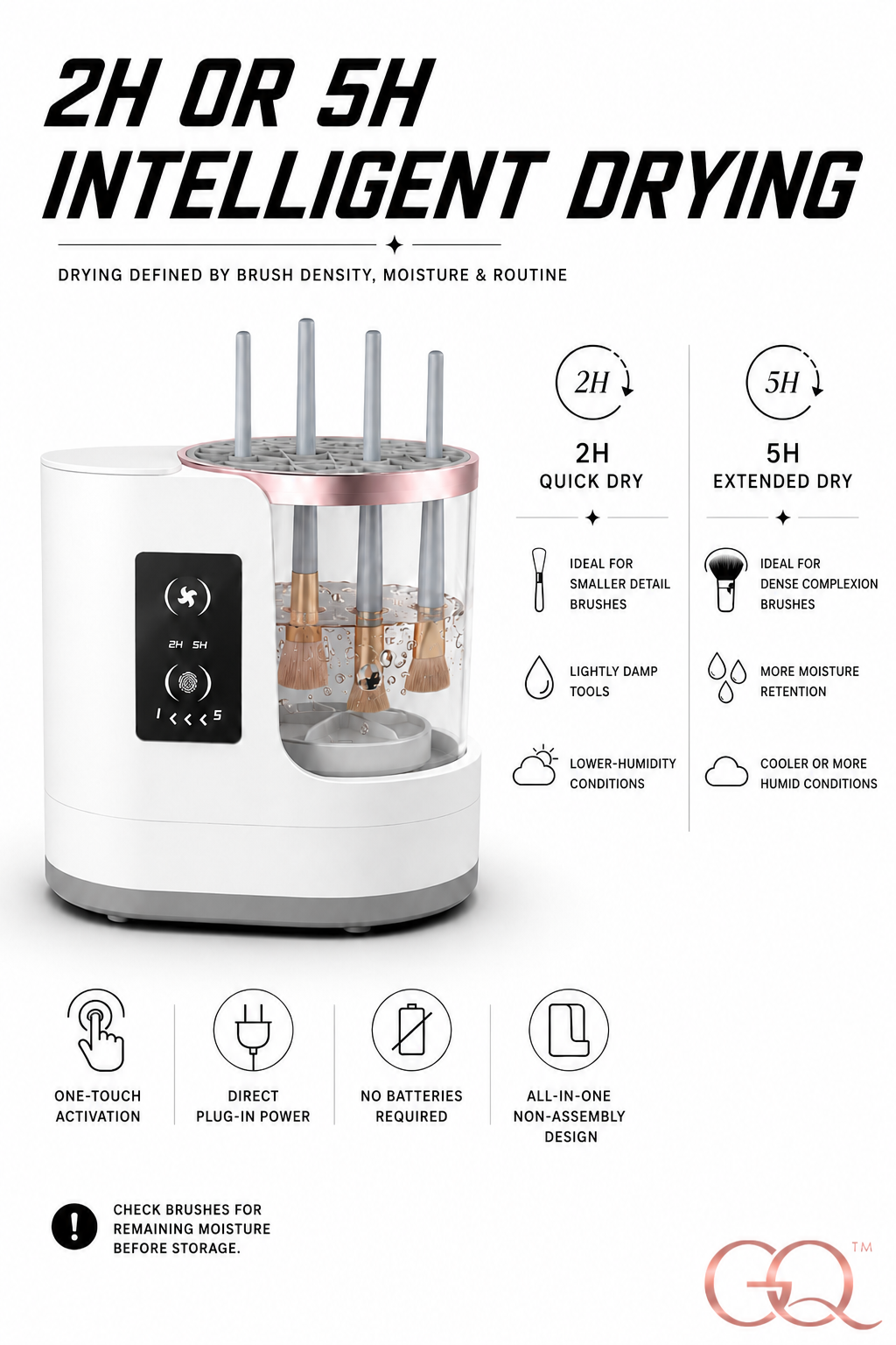 GLOWNIQUE Solène Sonic Brush Purification System Couture
